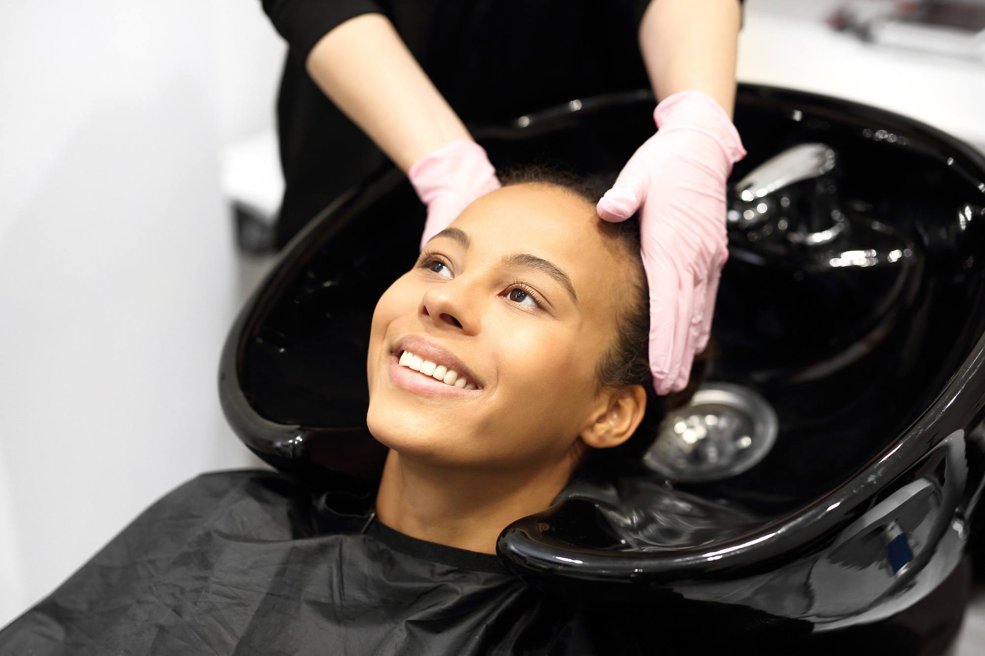 woman at a salon