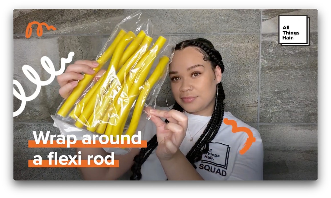 Wrap around flexi rods