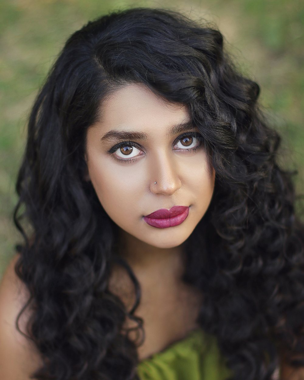 Woman with Beachy waves