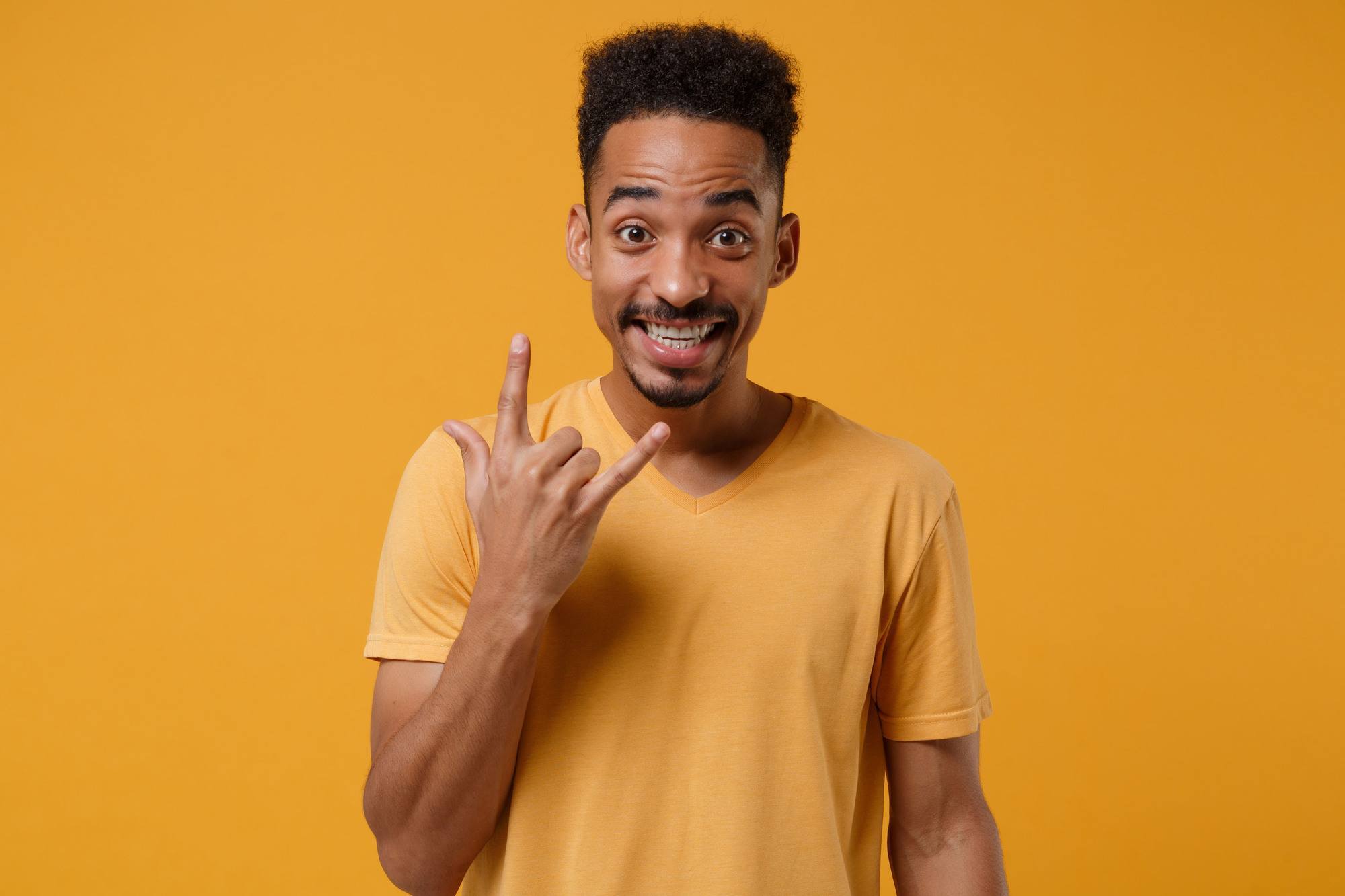 man with thin hair that is cut into a undercut
