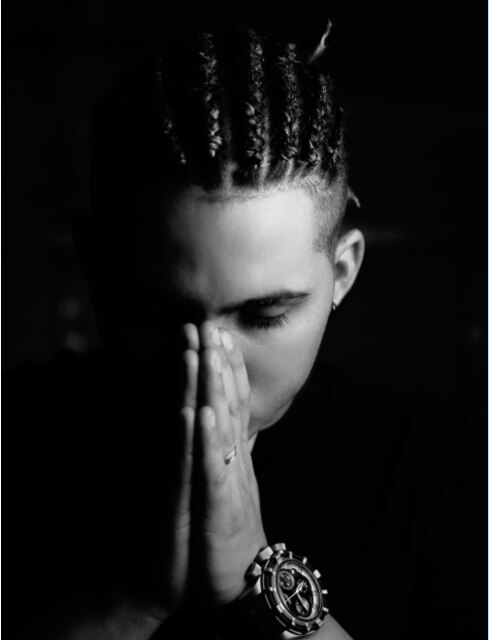 man braids as a gym hairstyle fo men