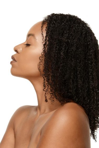 woman with wet hair