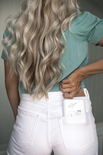 Ash blonde lowlights