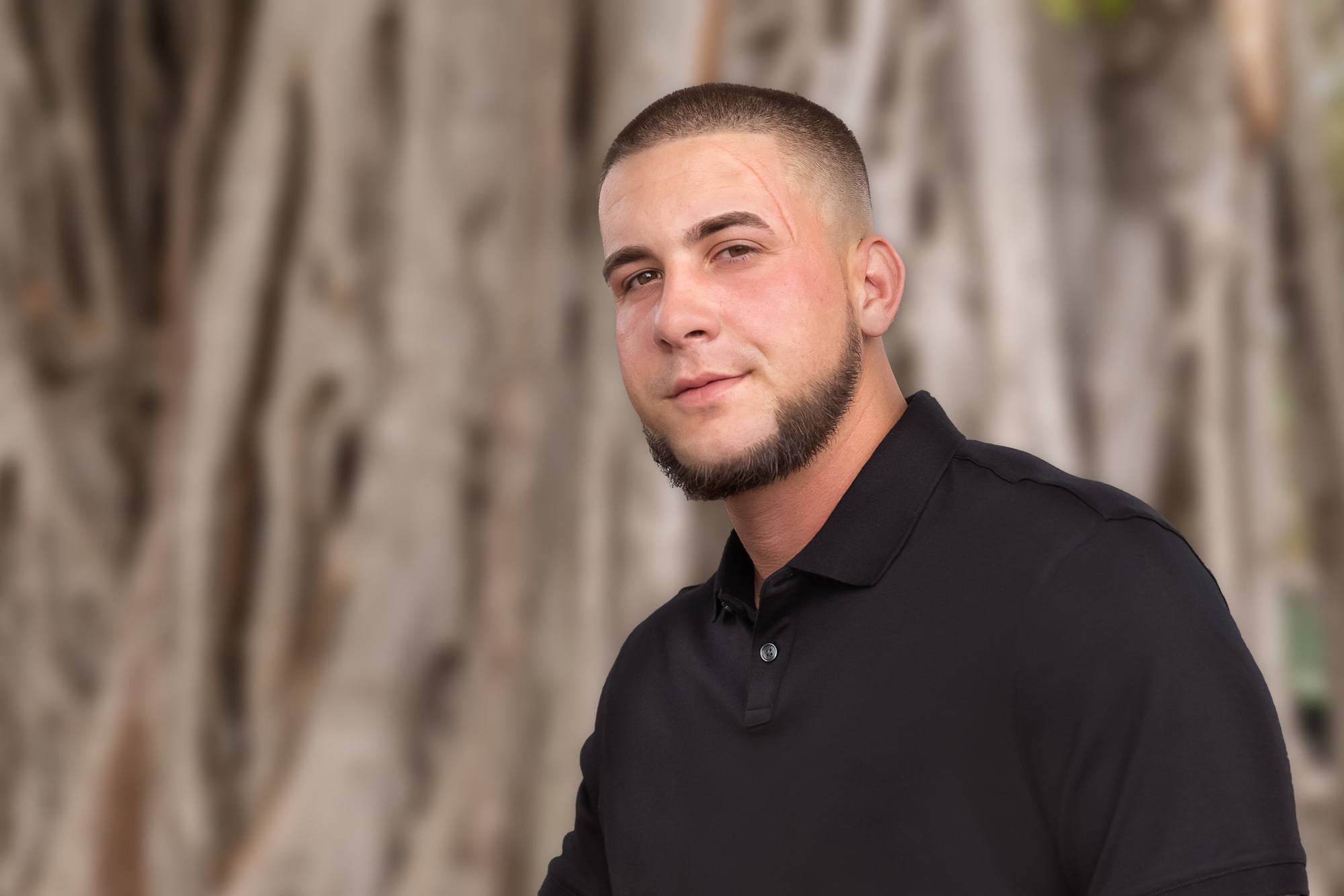 short haircuts: man with a buzzcut hairstyle