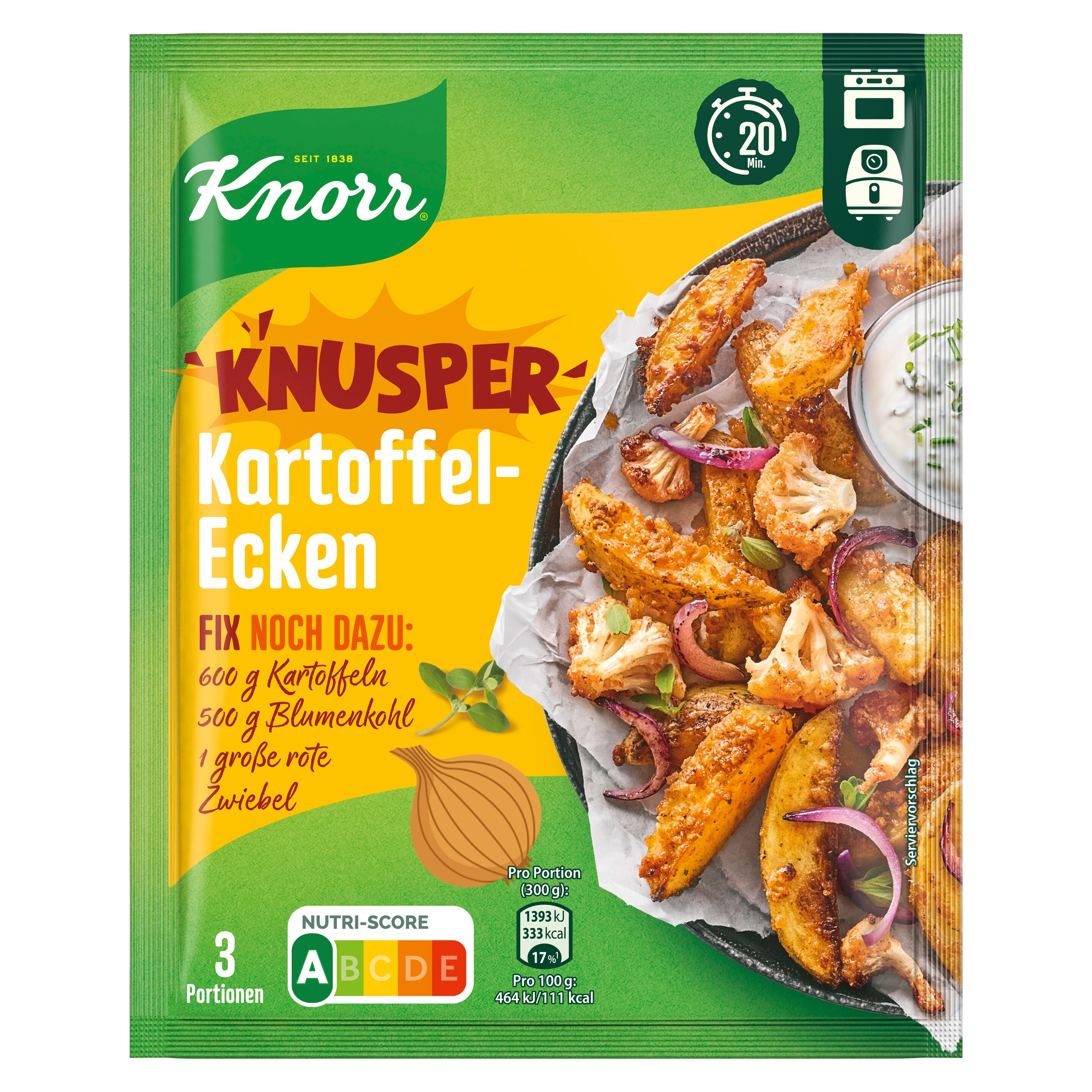 Knorr Fix Knusprige Kartoffelecken 38g | Knorr Deutschland