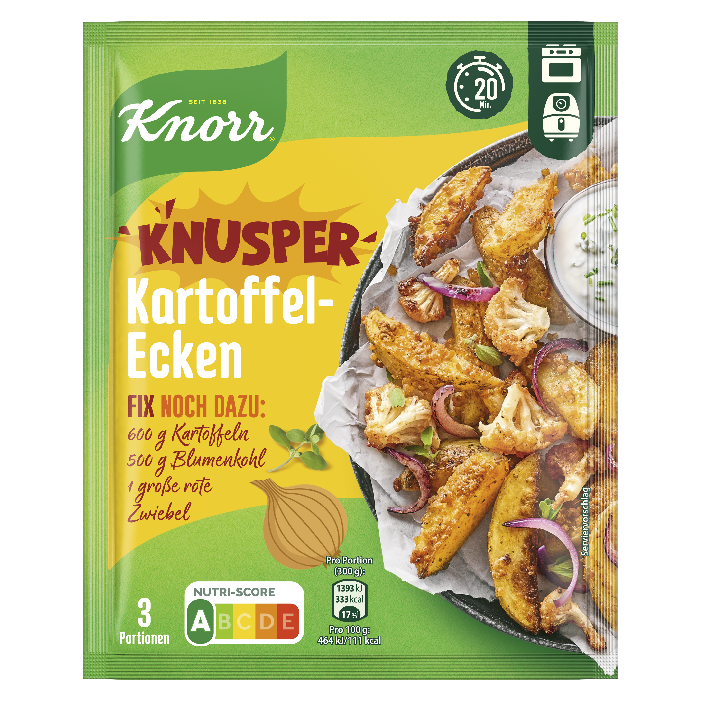 Knorr Fix Knusprige Kartoffelecken 38g