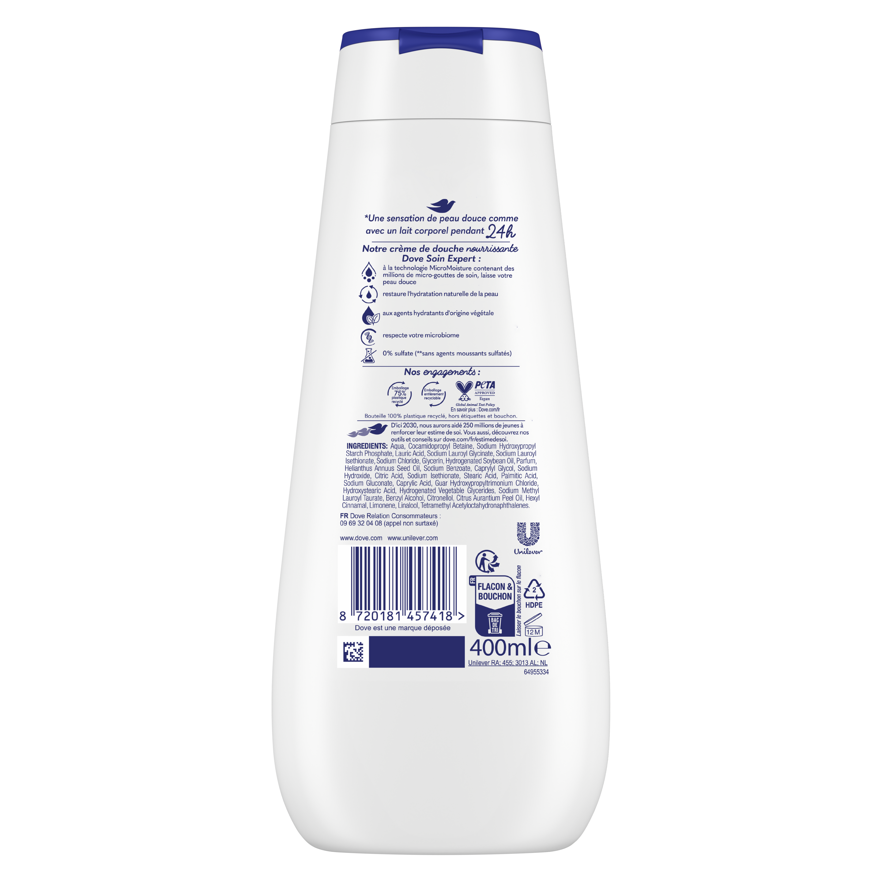 Advanced Care Crème de Douche Nutrition Intense 400ml
