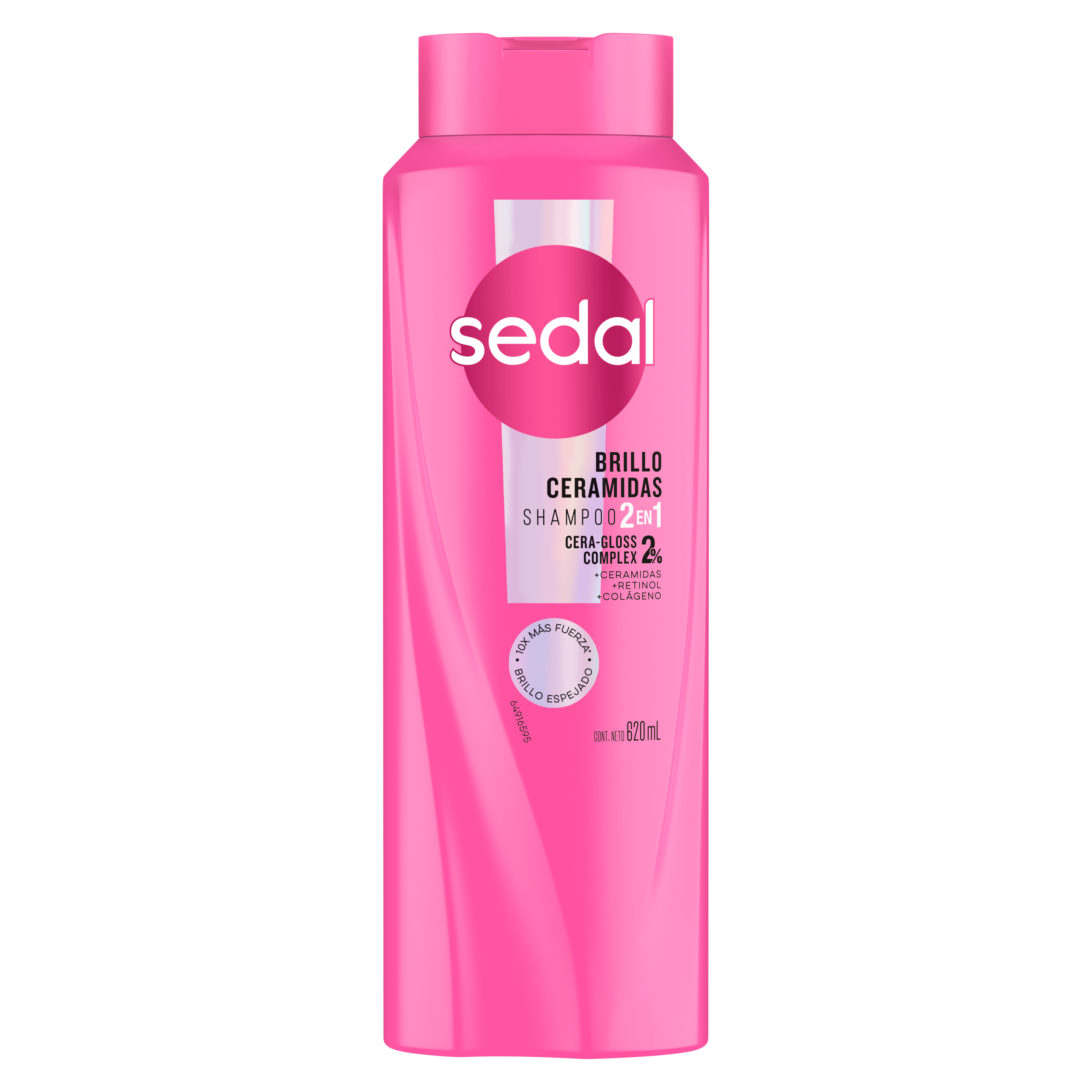Imagen al frente del paquete Shampoo Sedal Ceramidas 2en1 620 ml packshot