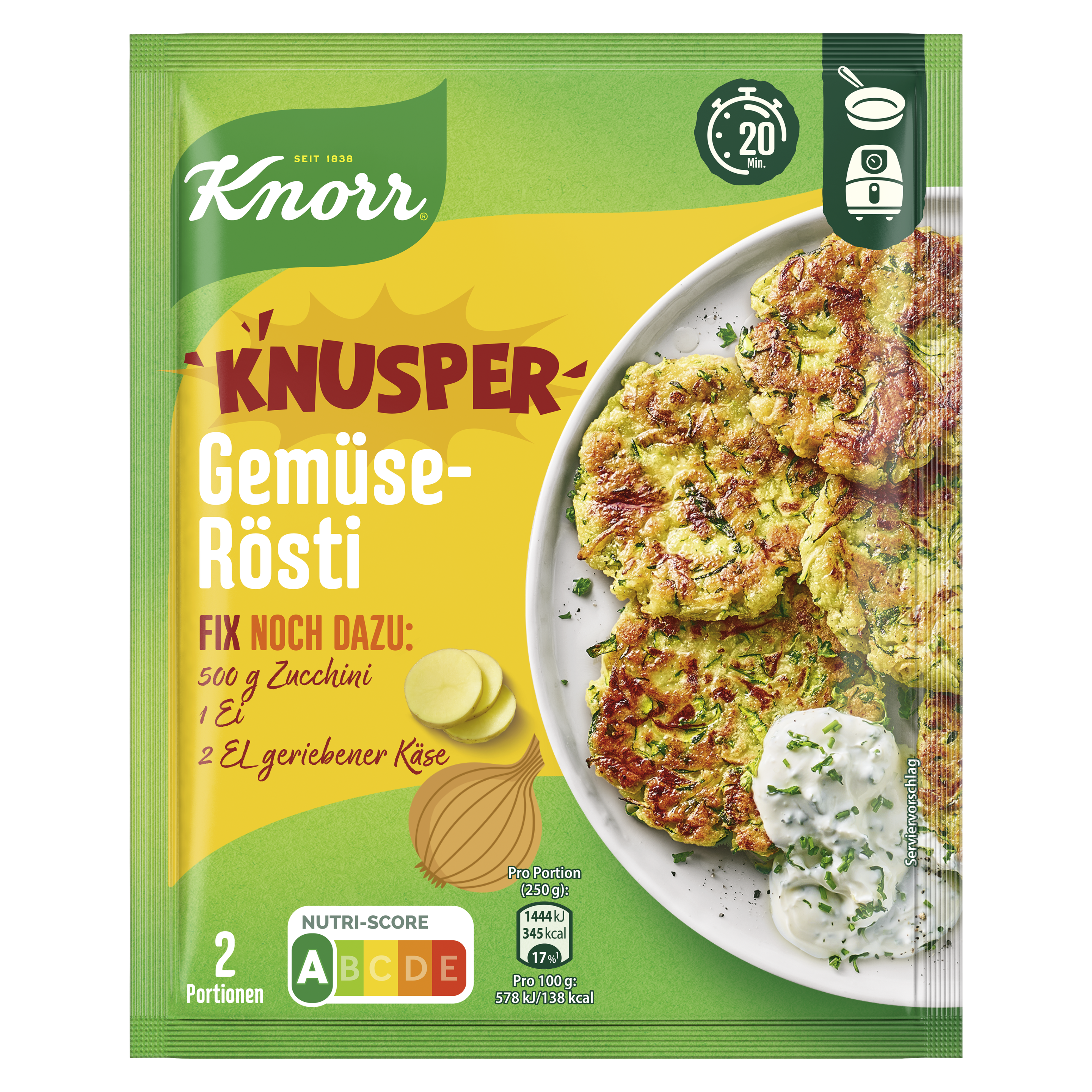 Knorr Fix Knusprig Gemüse Rösti 58g