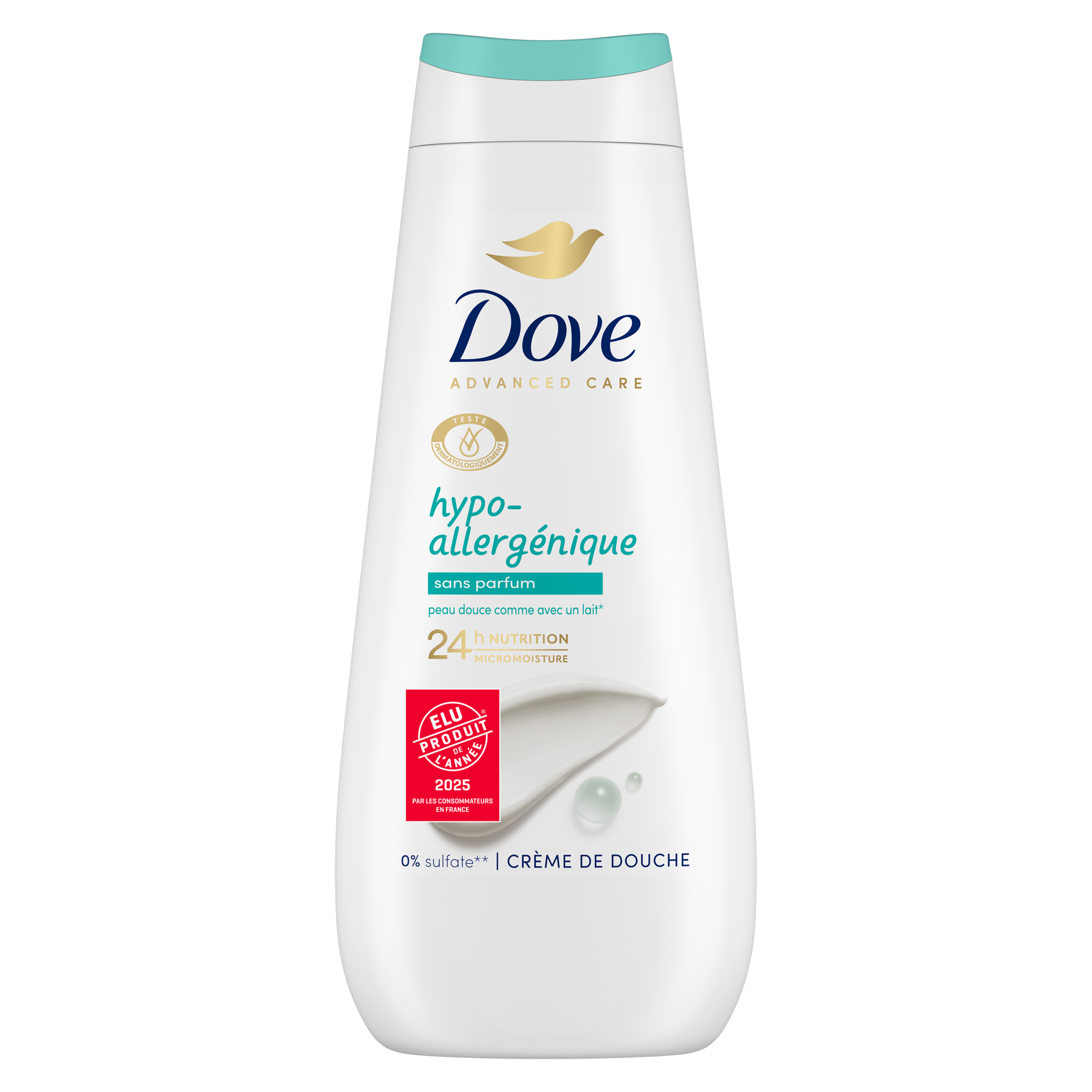 Dove Advanced Care Crème de Douche Hypoallergénique 400ml