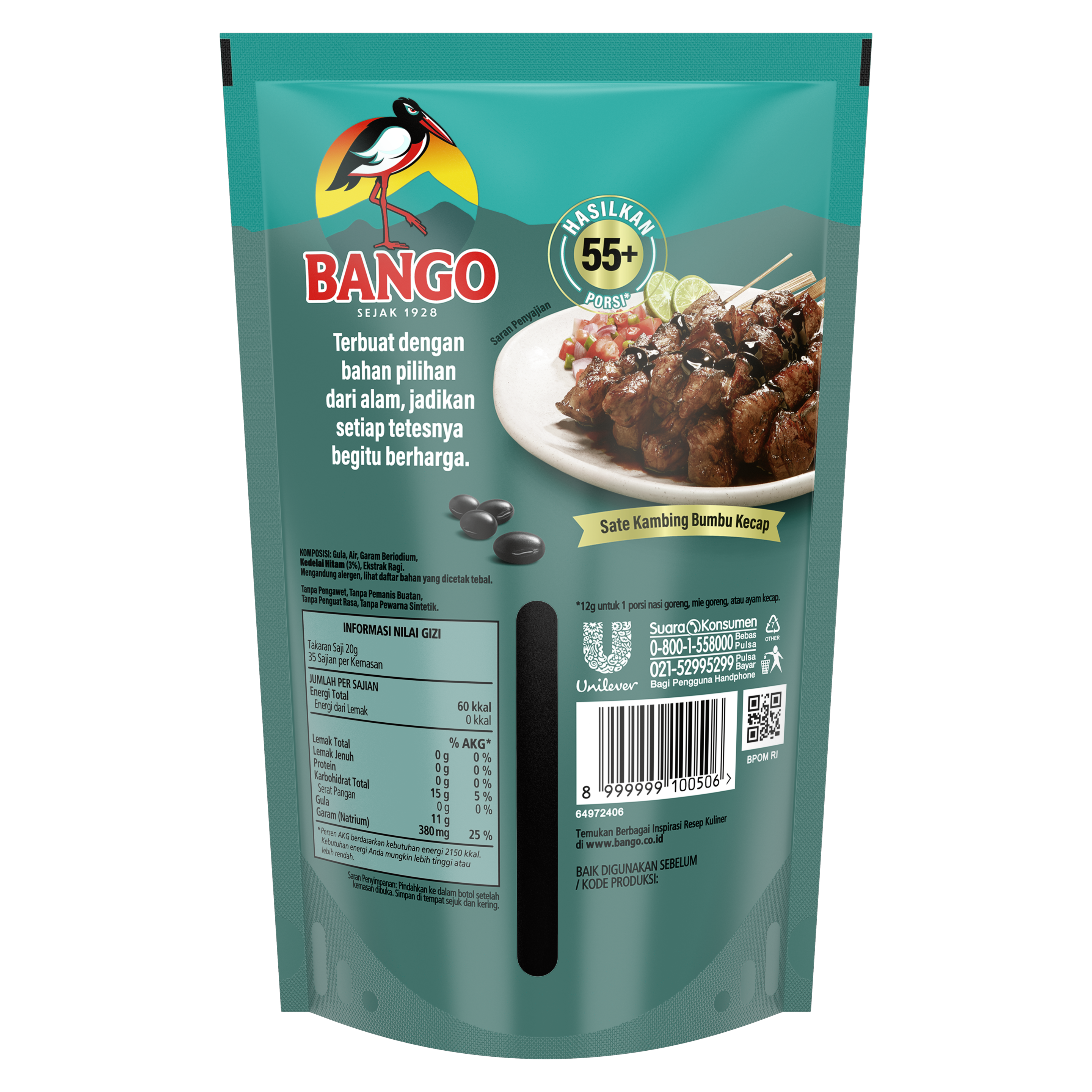 Bango Kecap Manis Pouch 700gr