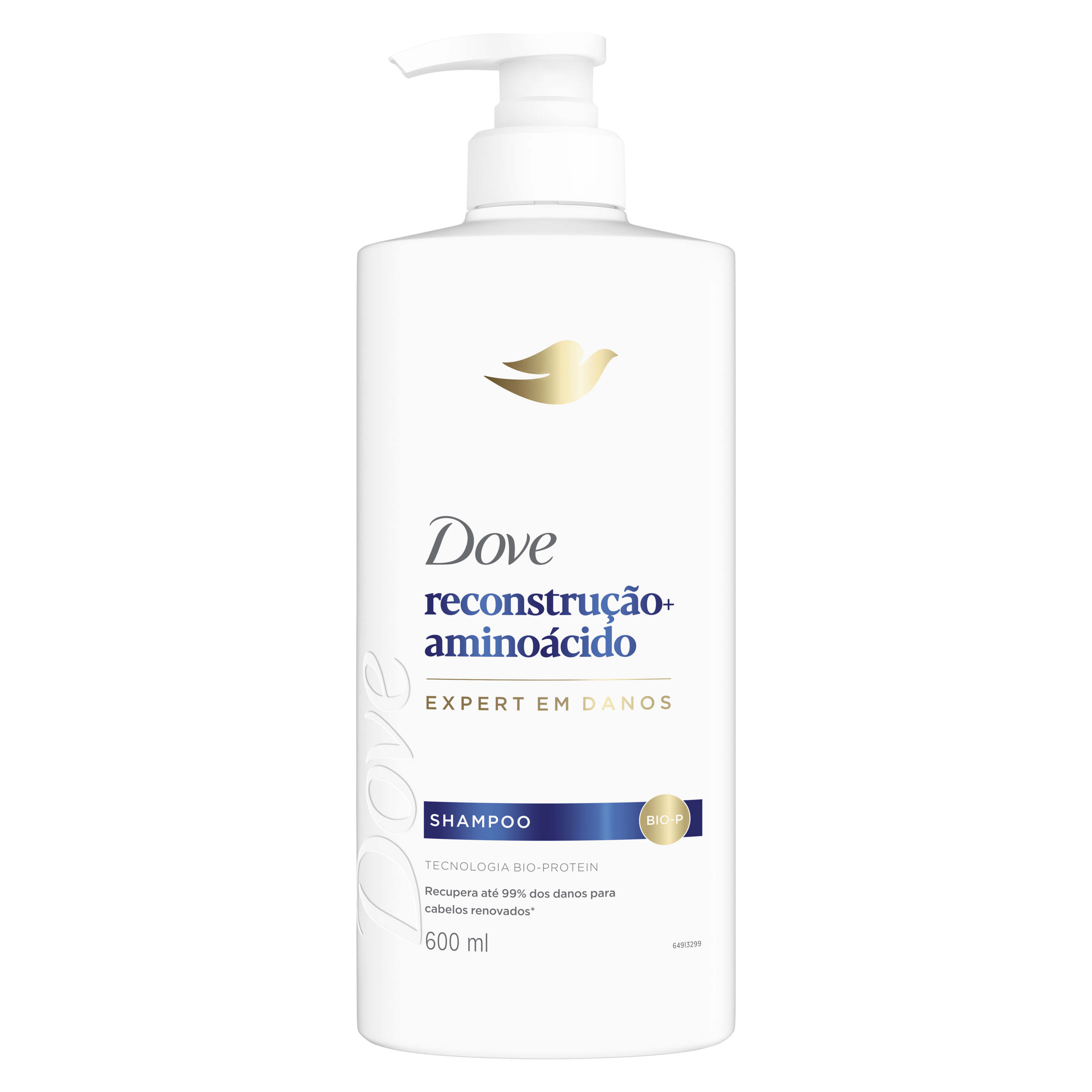Dove Shampoo Reconstrução + Aminoácido 600ml packshot