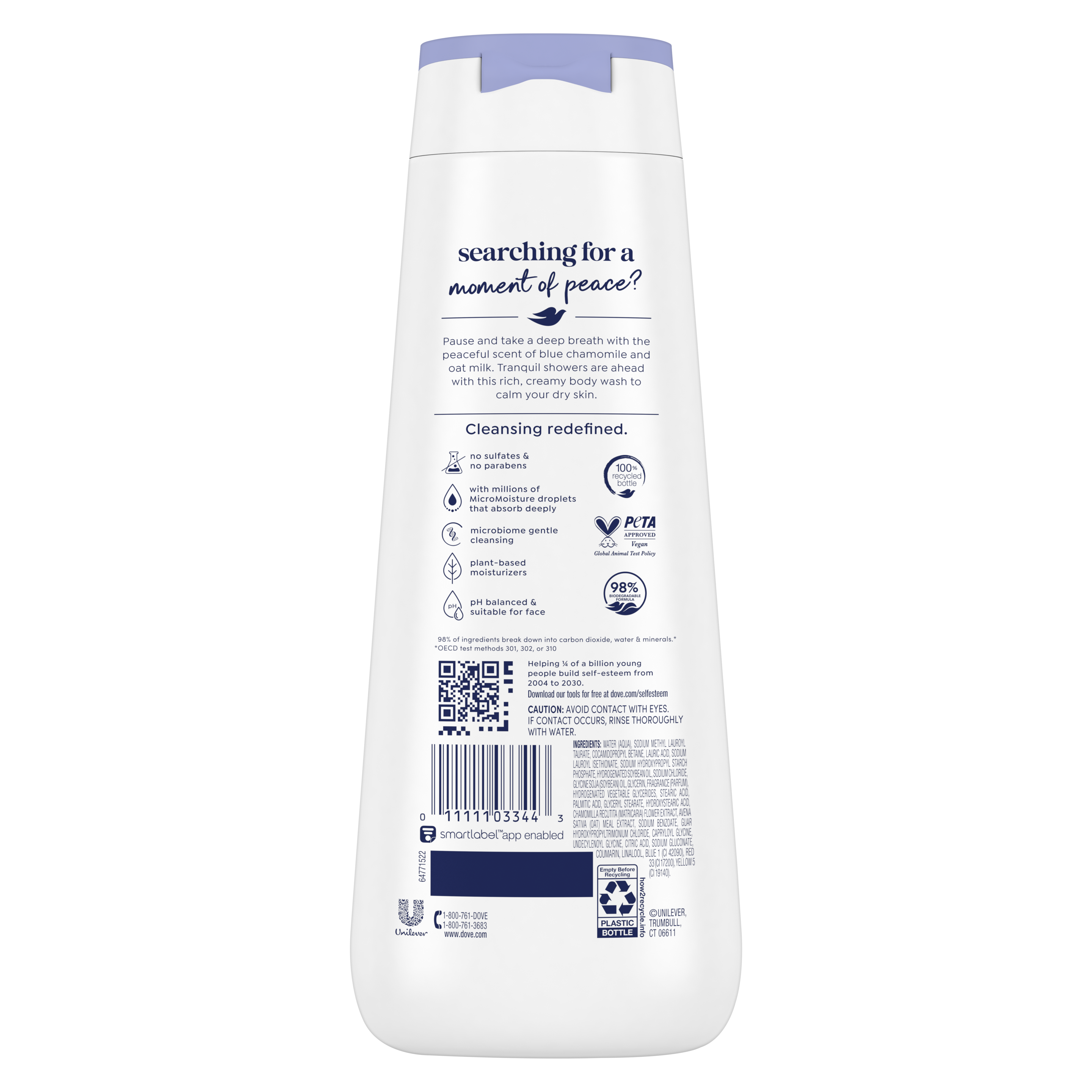 Dove Blue Chamomile + Oat Milk Body Wash