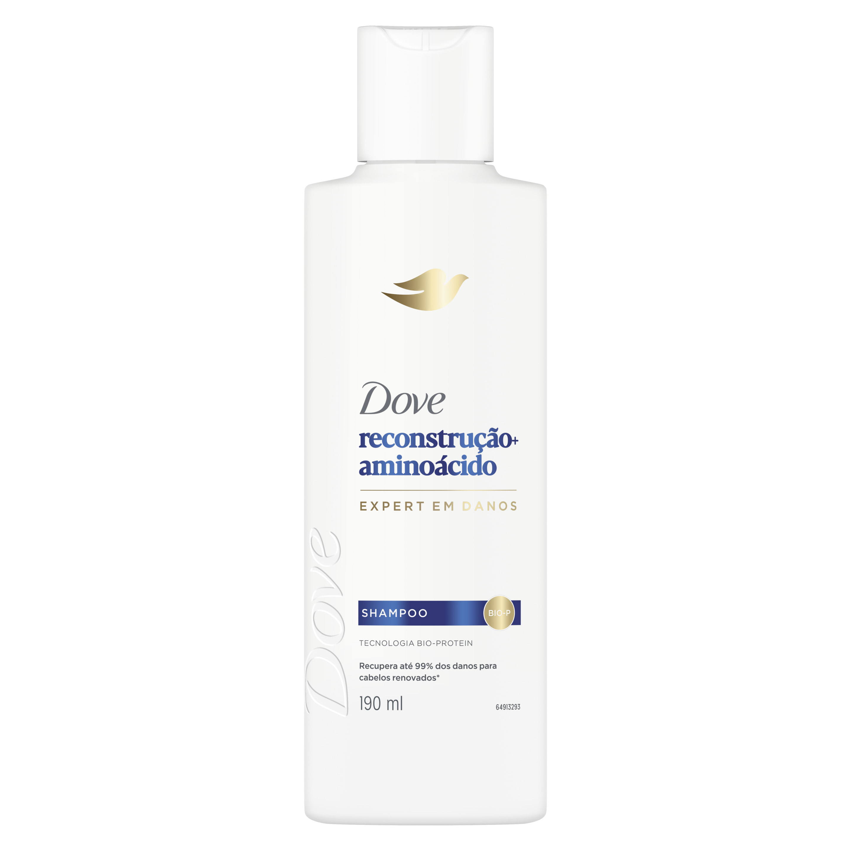 Dove Shampoo Reconstrução + Aminoácido 190ml packshot