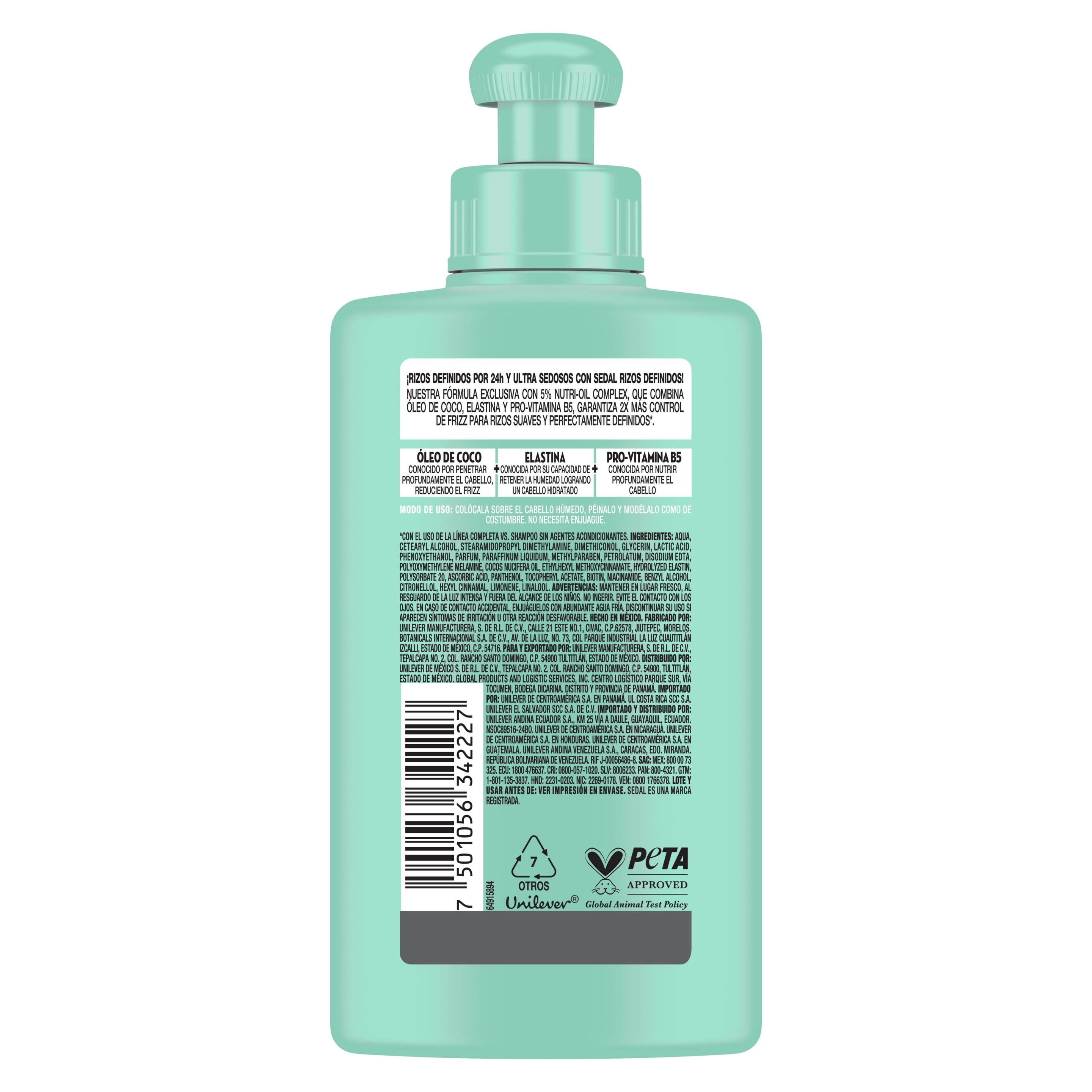 Crema para Peinar Sedal Rizos Definidos  300ml
