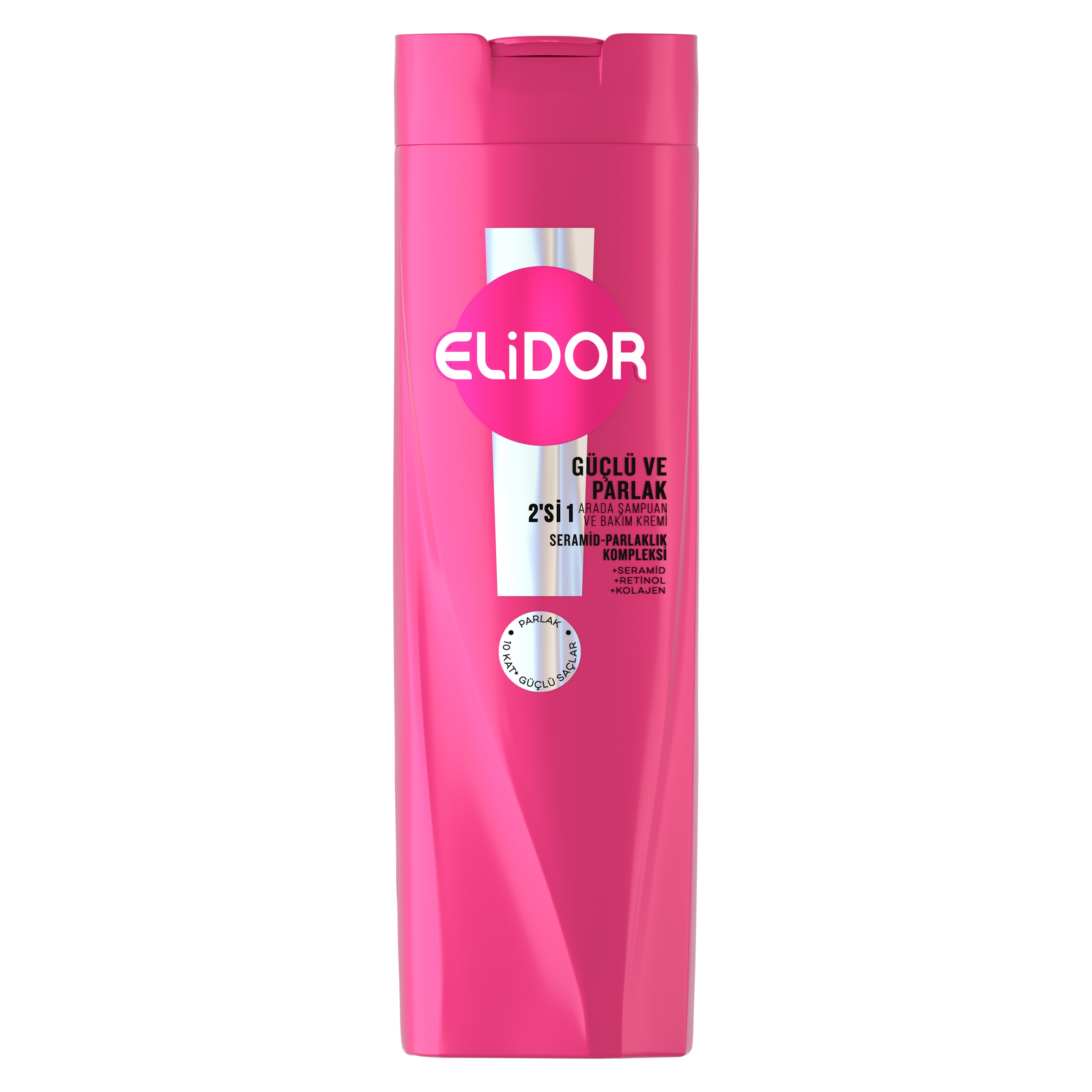 Elidor Güçlü ve Parlak 2si1 Arada Şampuan 400 ml packshot