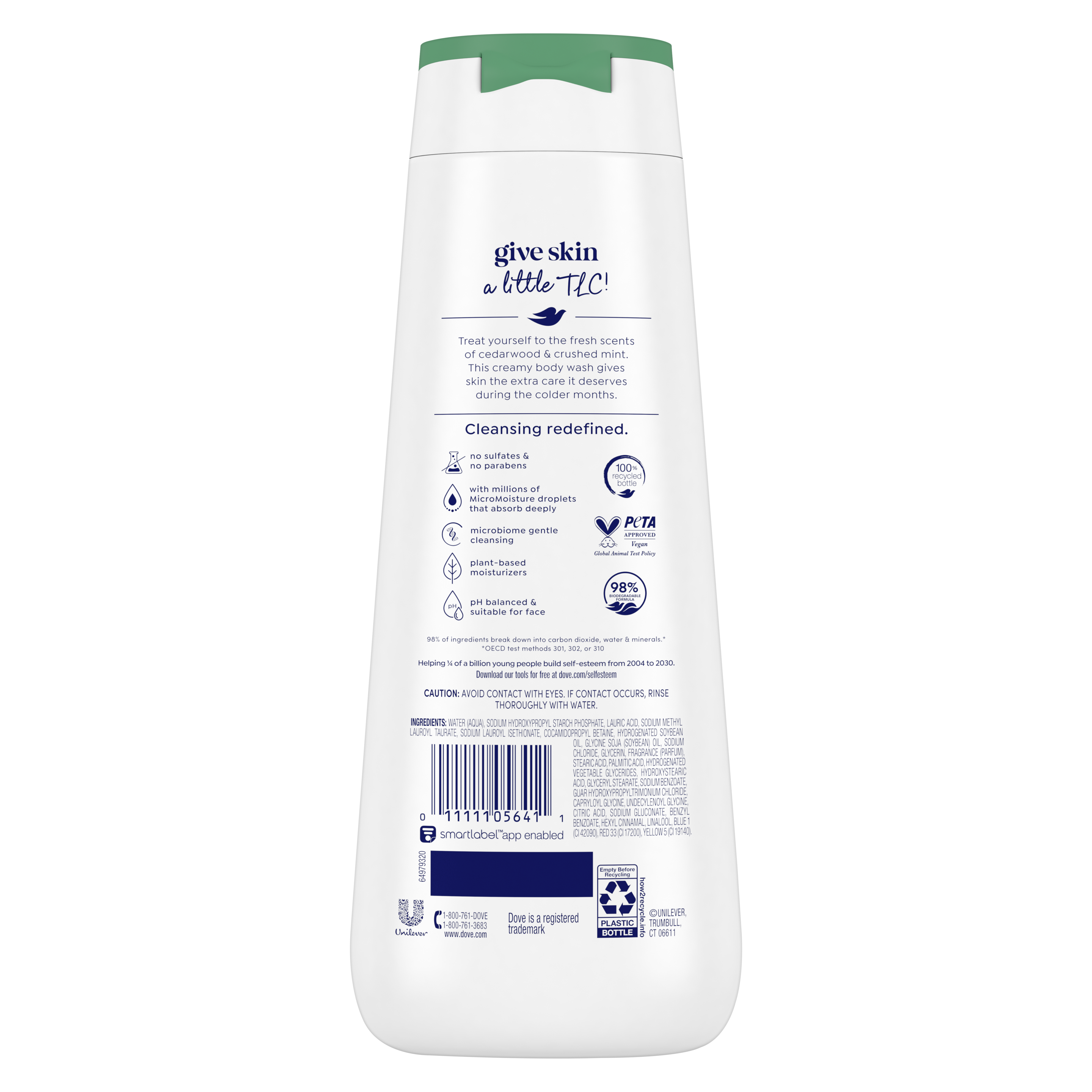 Cedarwood & Crushed Mint Body Wash