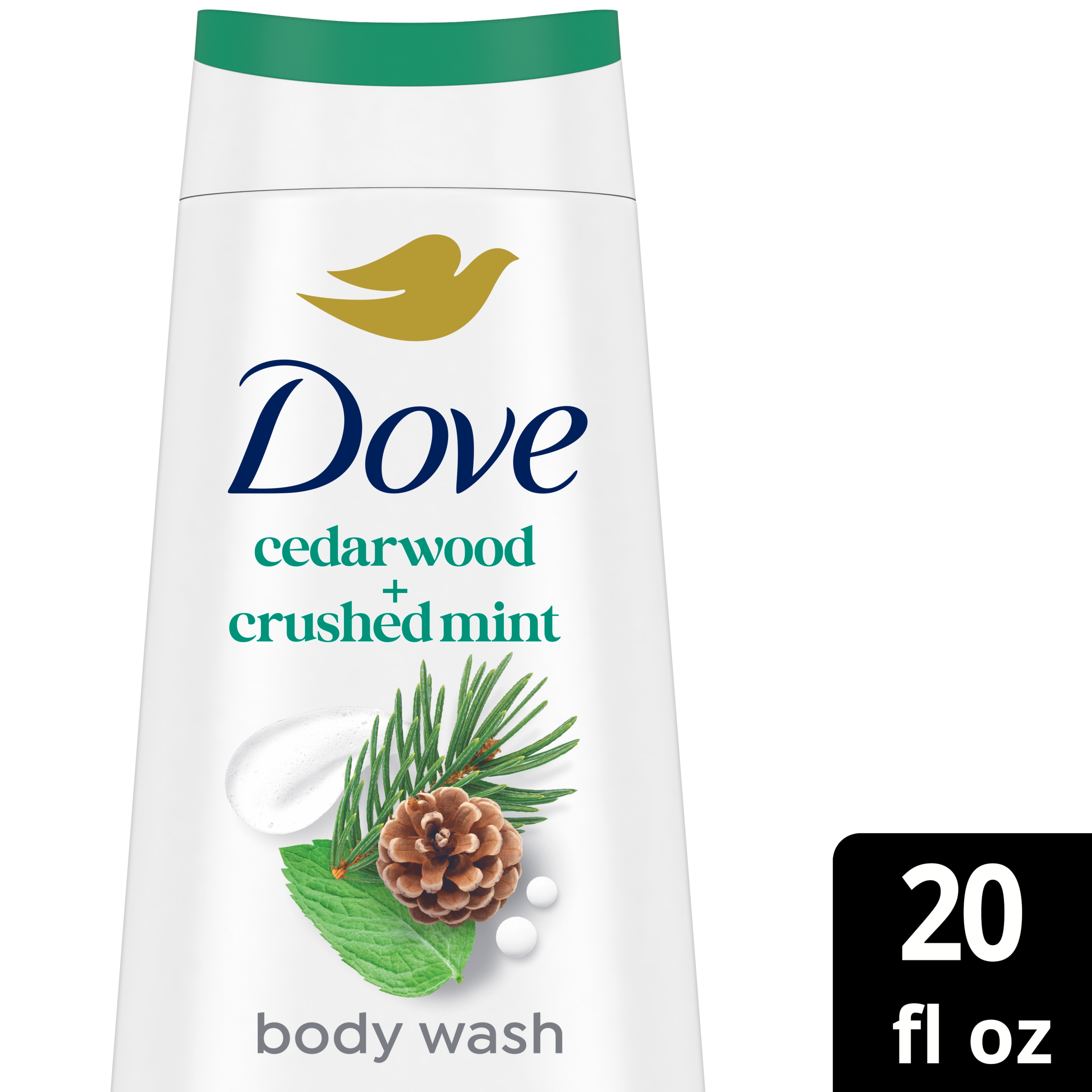 Dove Cedarwood & Crushed Mint Body Wash 20 oz