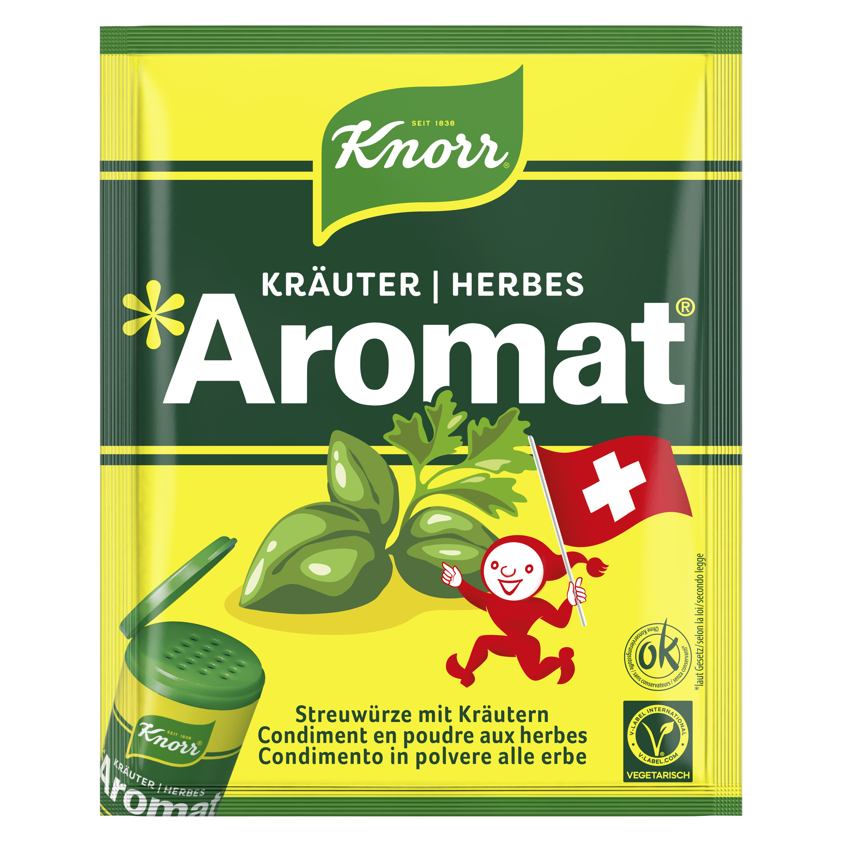 KNORR Aromat Condiment en poudre aux herbes 90 g sachet