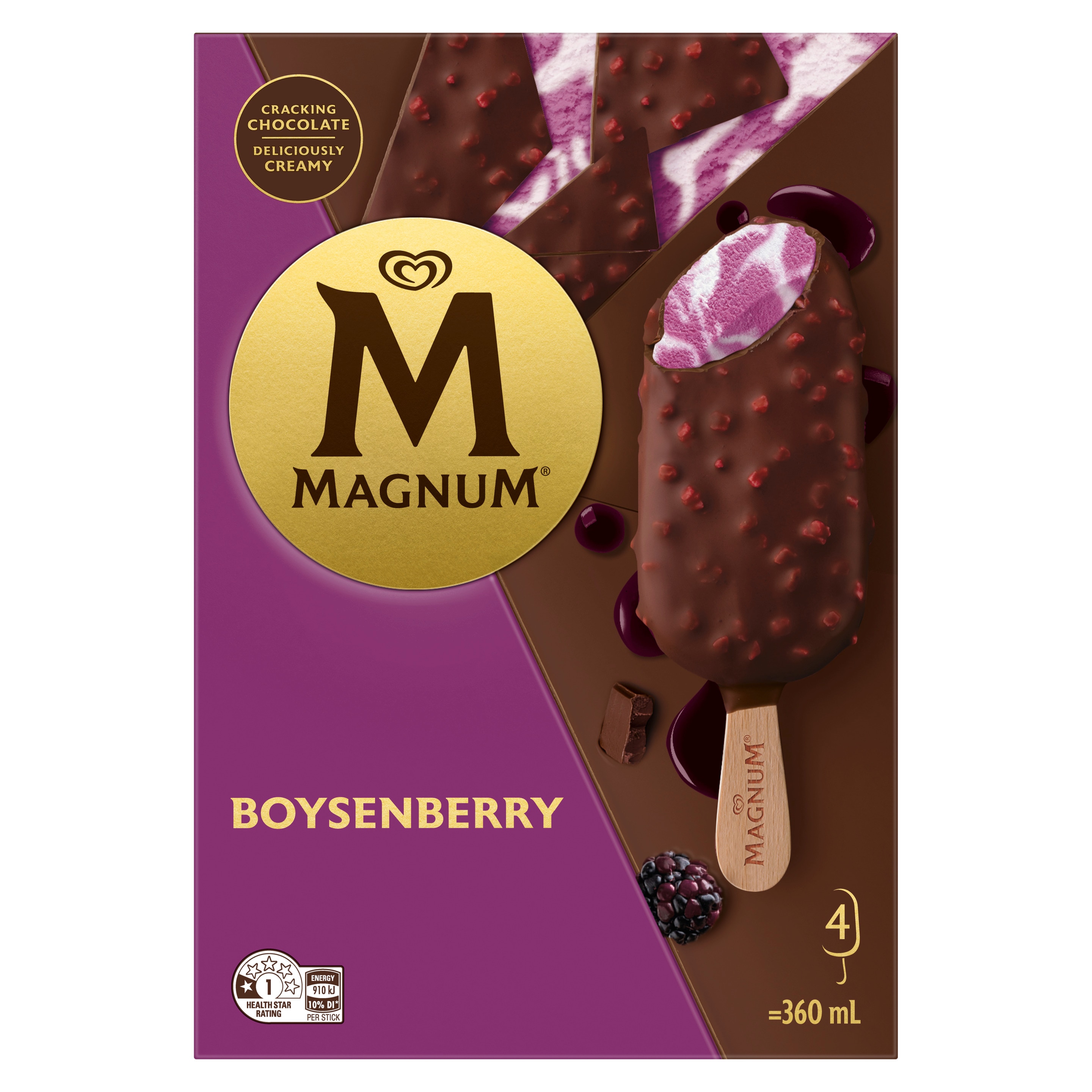 Magnum Boysenberry Multipack x4