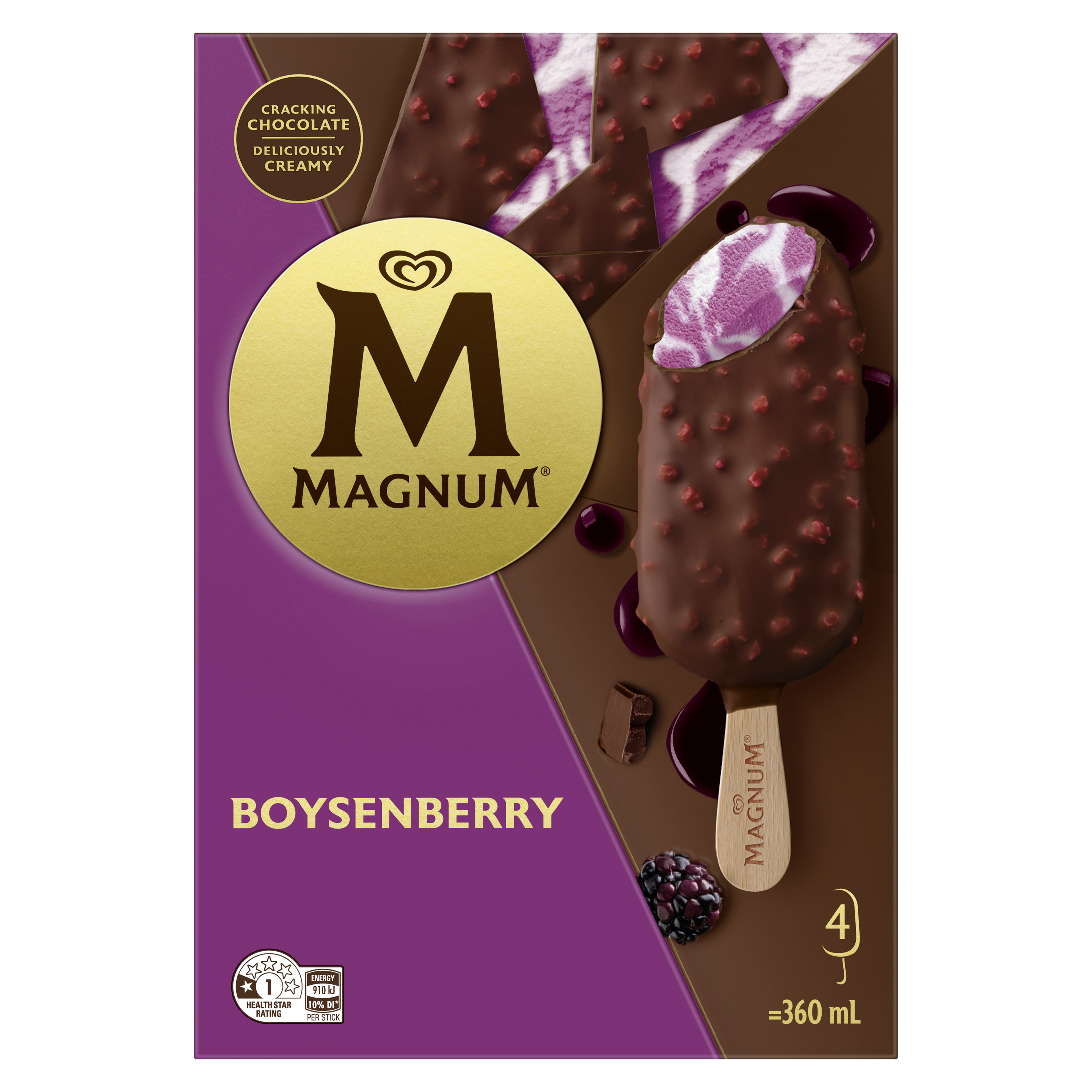 Magnum Boysenberry Multipack x4