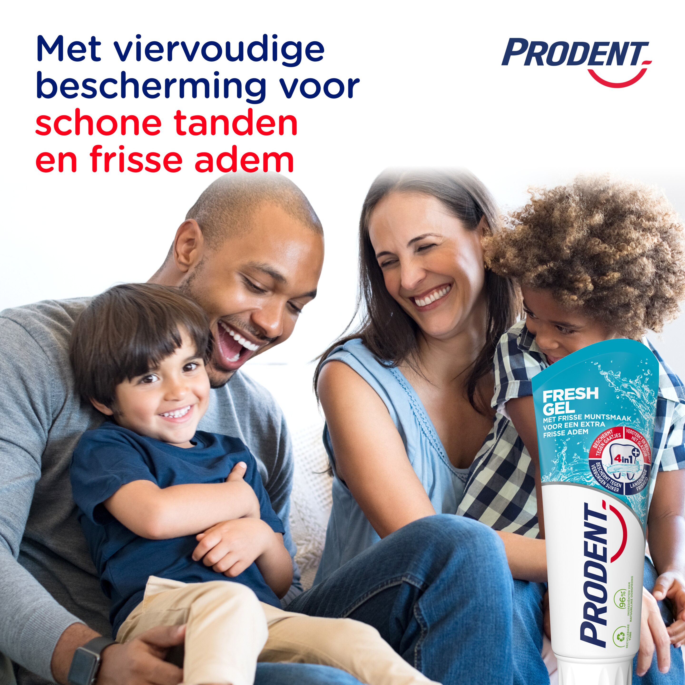 Prodent Tandpasta Freshgel 75 ml - Supplementary image