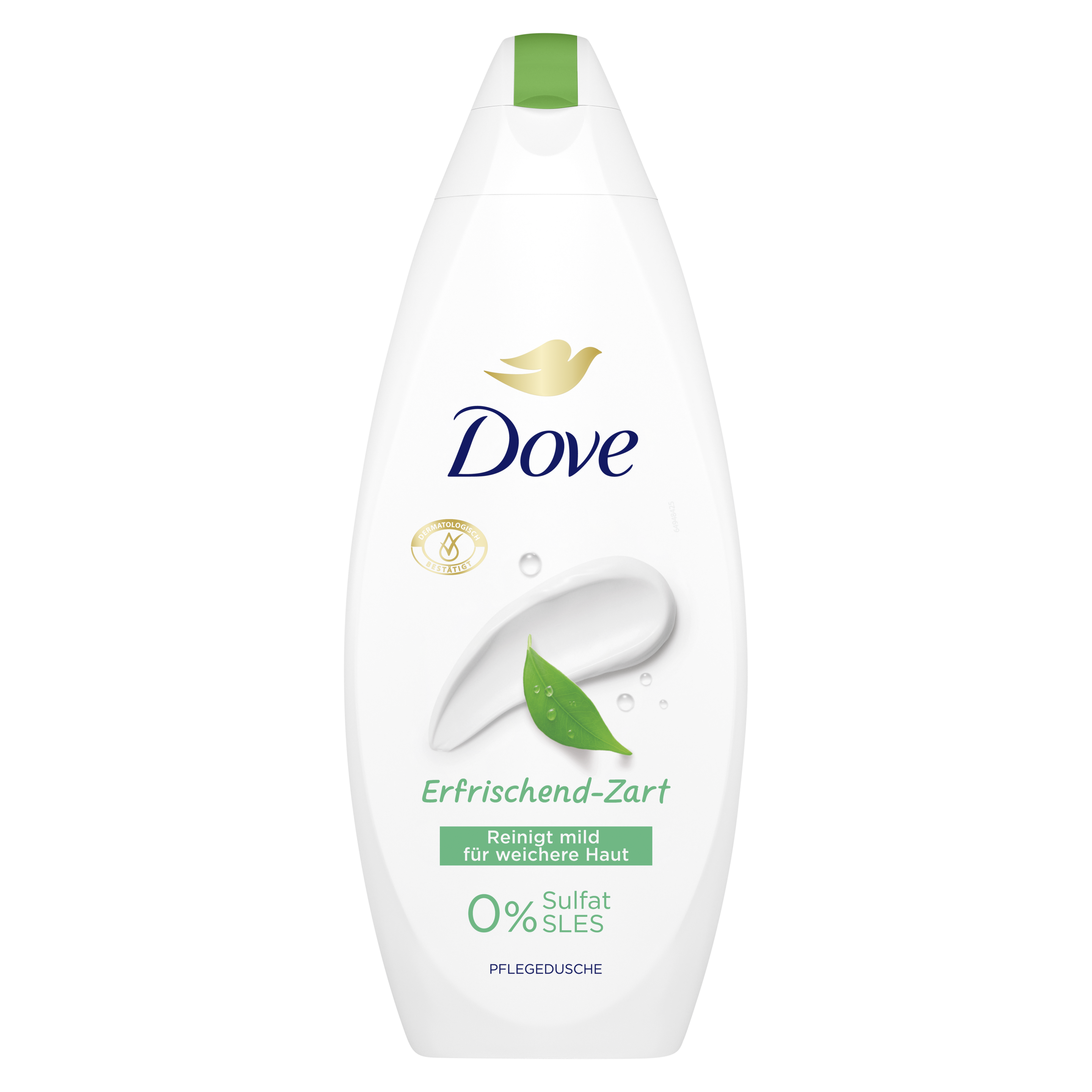 Dove Pflegedusche Erfrischend-Zart 250 ml in einem weißen Design
