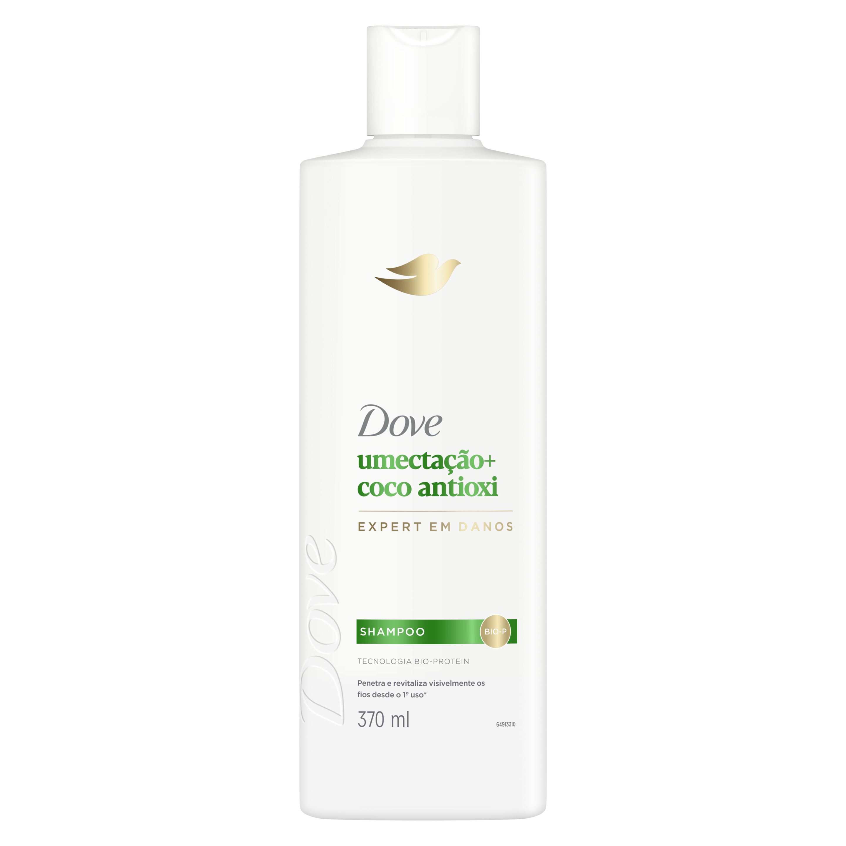 Dove Shampoo Umectação + Coco Antioxi 370ml packshot