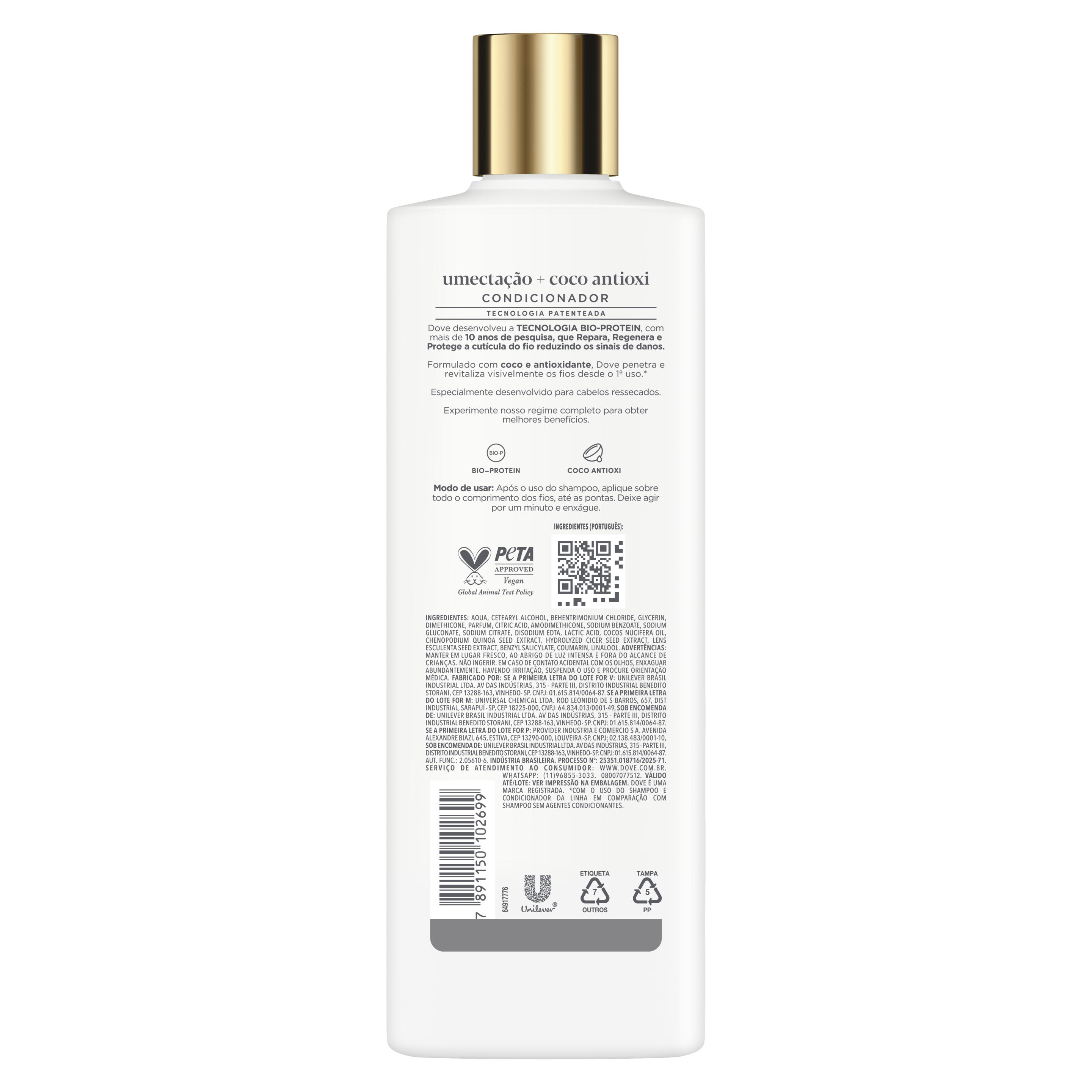 Dove Condicionador Umectação + Coco Antioxi 370 ml