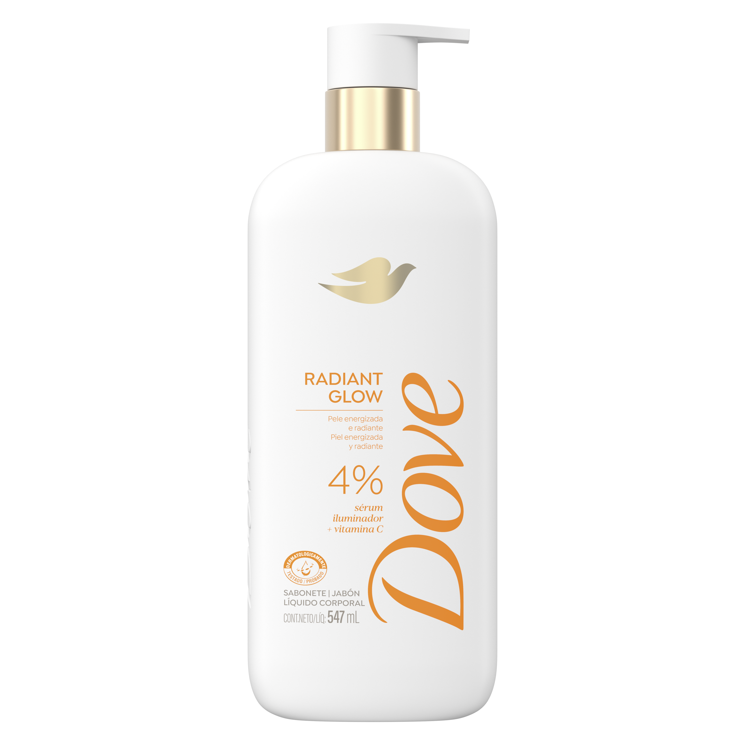 Dove Sabonete Sérum Líquido Radiant Glow 547ml packshot