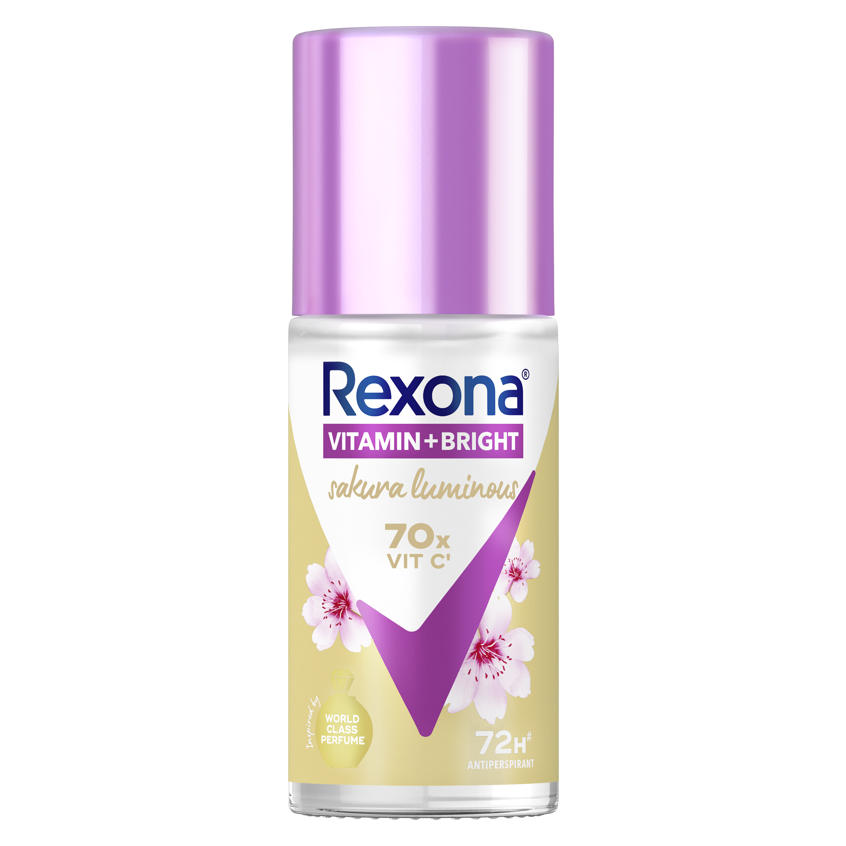 Rexona Vitamin+Bright Sakura Luminous Roll-On packshot