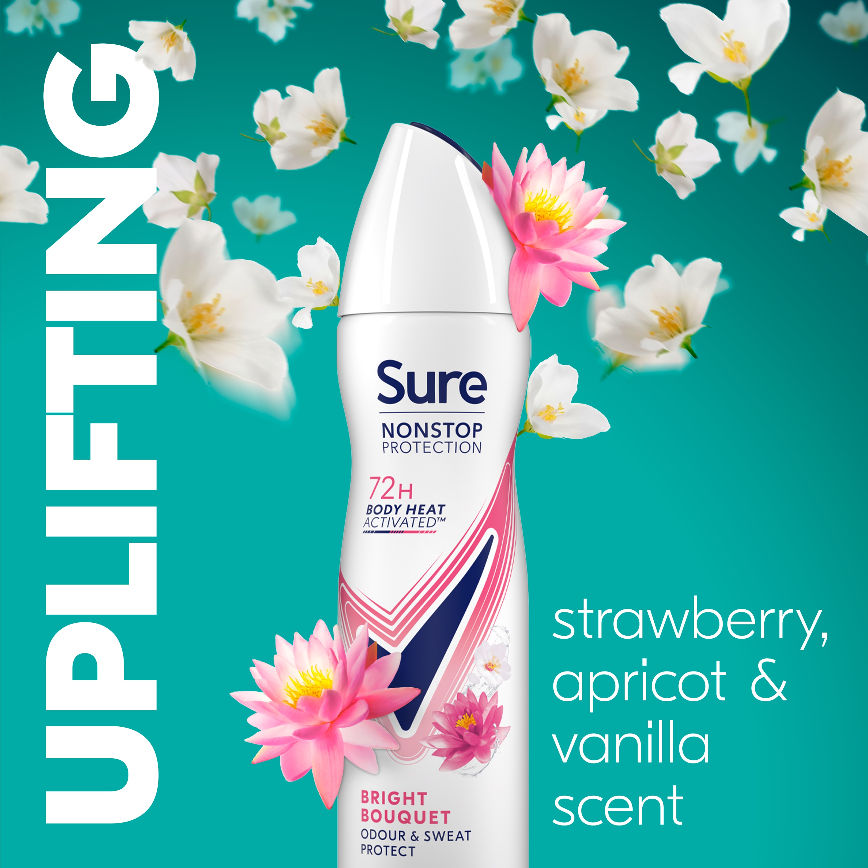 Sure Women 72hr Bright Bouquet Antiperspirant Deodorant Spray150ml