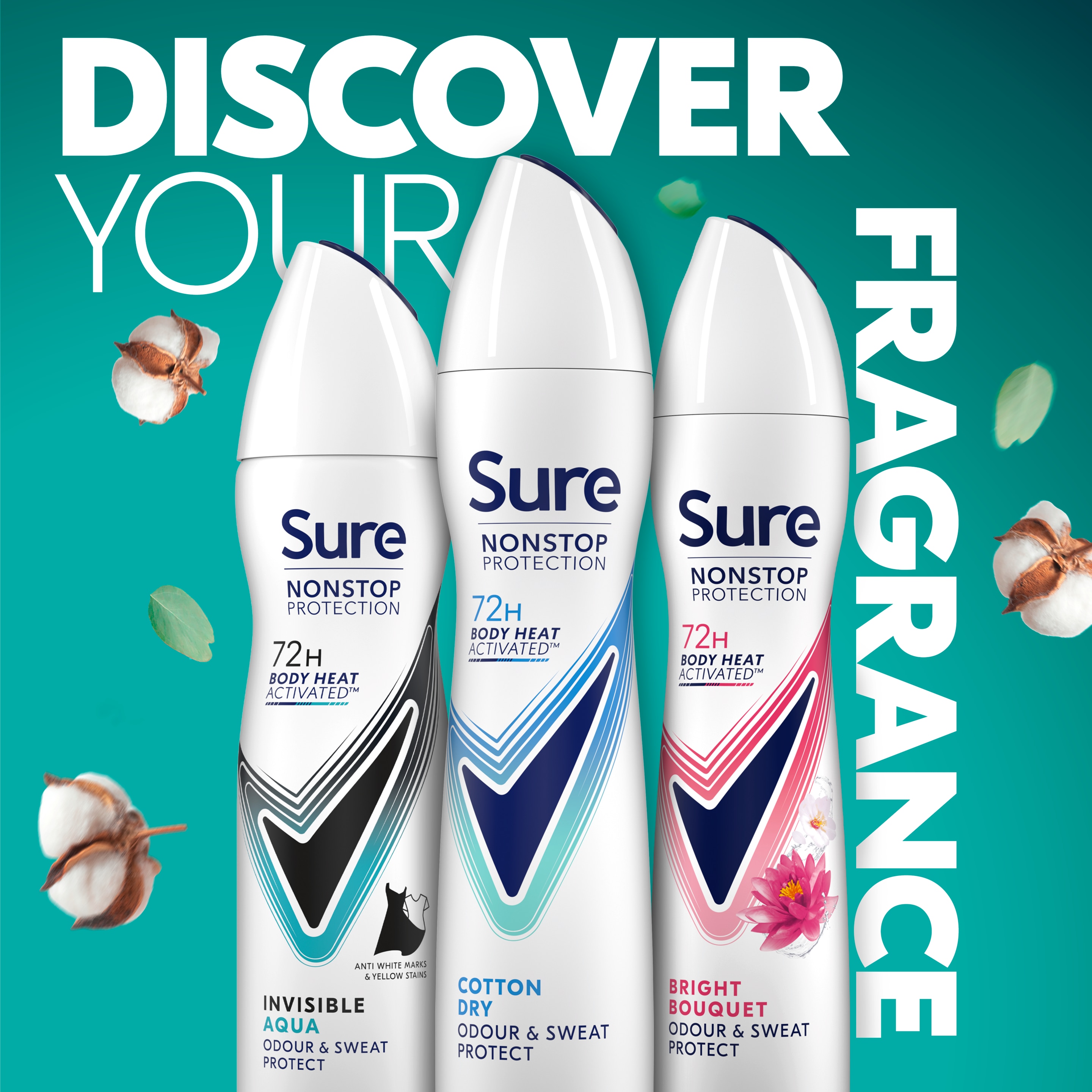 Invisible Aqua Nonstop Protection Antiperspirant Deodorant Spray 150ml