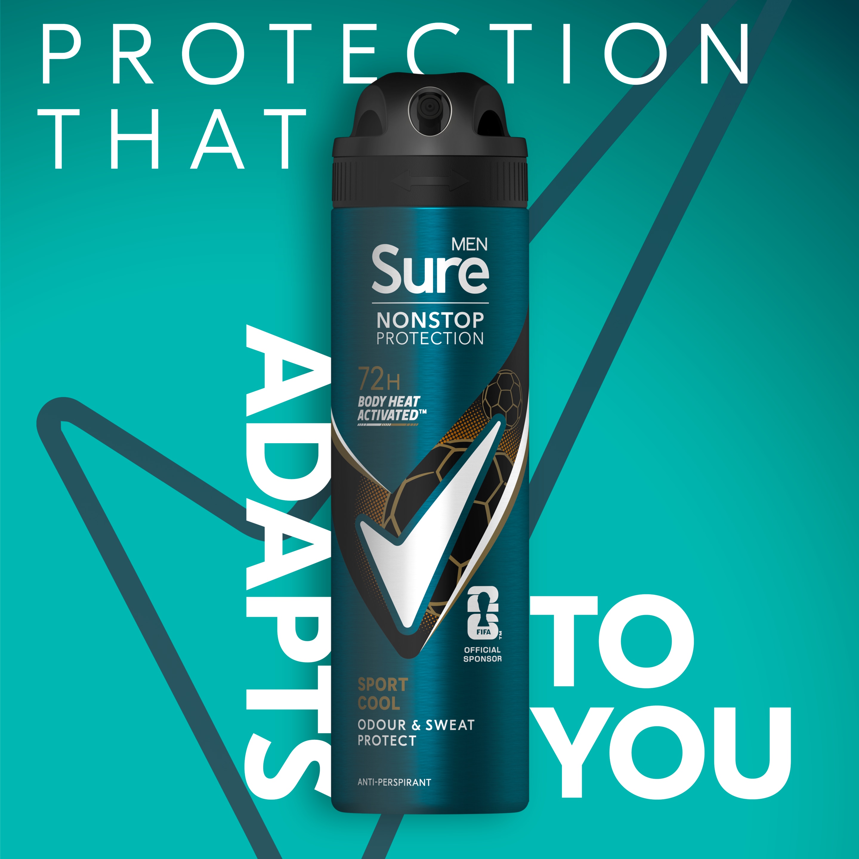 Sure Men 72hr Sport Cool Antiperspirant Deodorant Spray 200ml