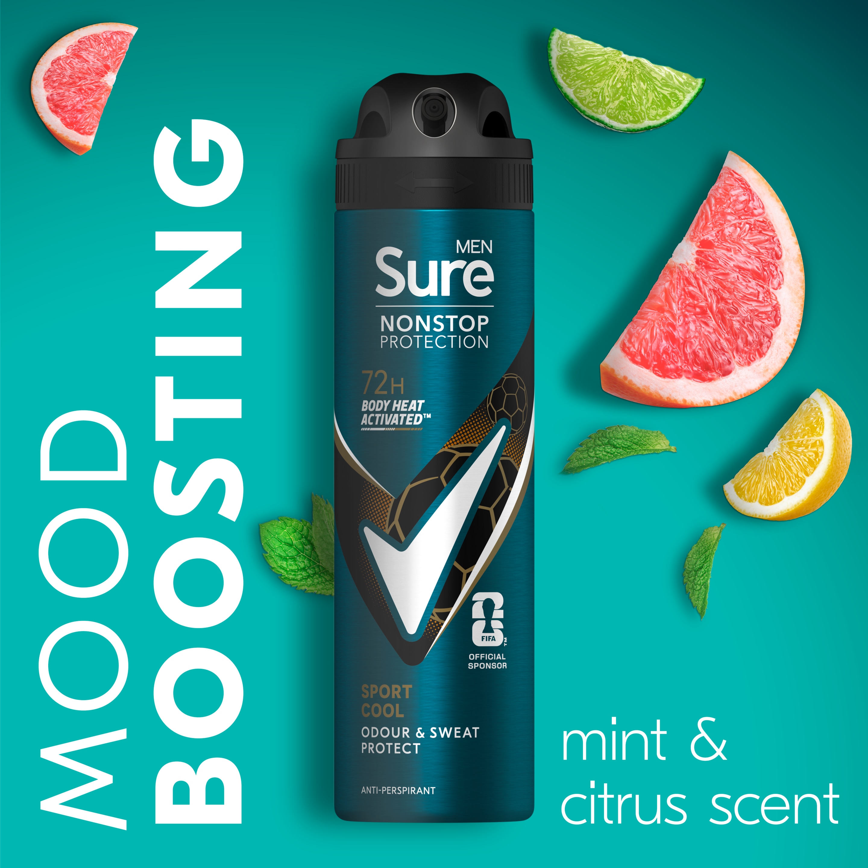 Sure Men 72hr Sport Cool Antiperspirant Deodorant Spray 200ml