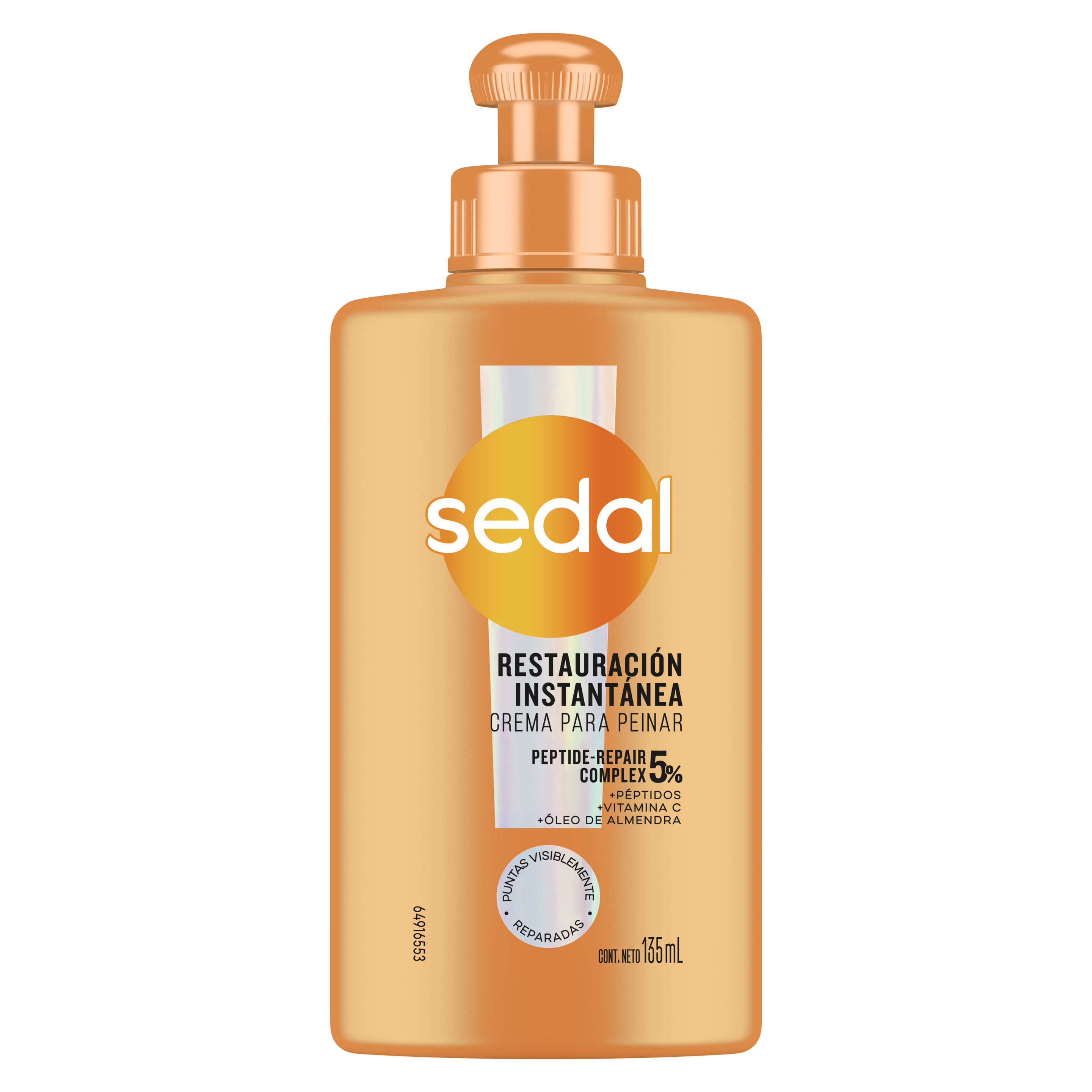 Imagen al frente del paquete Crema para Peinar Sedal Restauración Instantánea 135 ml