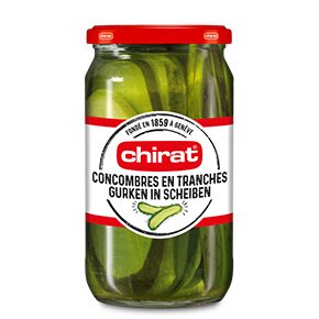 Chirat Gurken in Scheiben 445g packshot