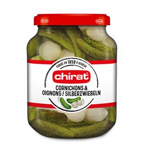 Chirat Cornichons mit Zwiebeln 415g packshot