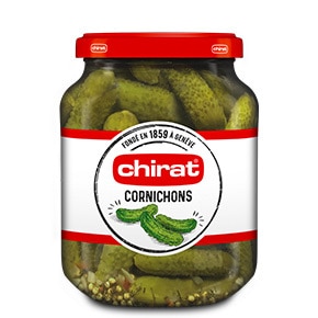 Chirat cornichons 425g
