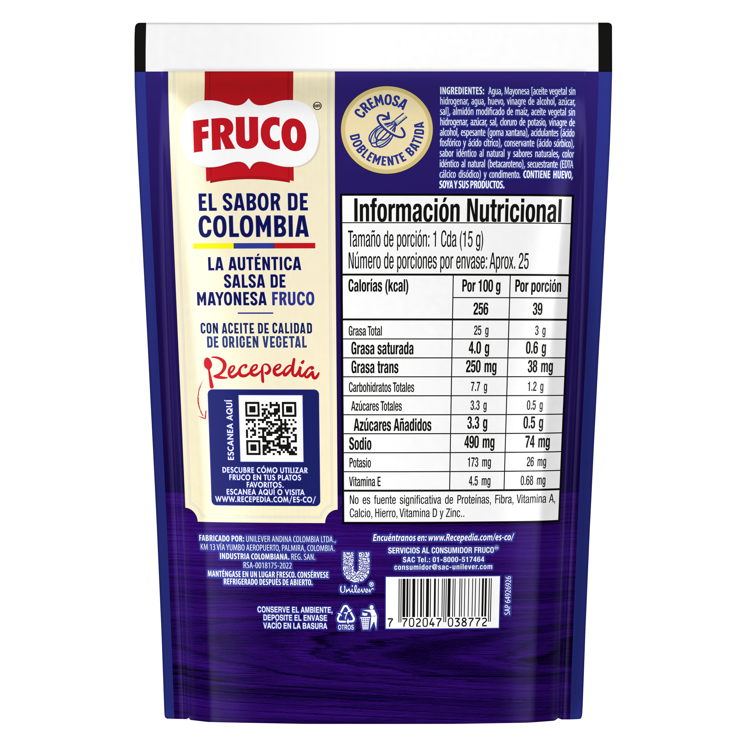 Mayonesa Fruco 380g