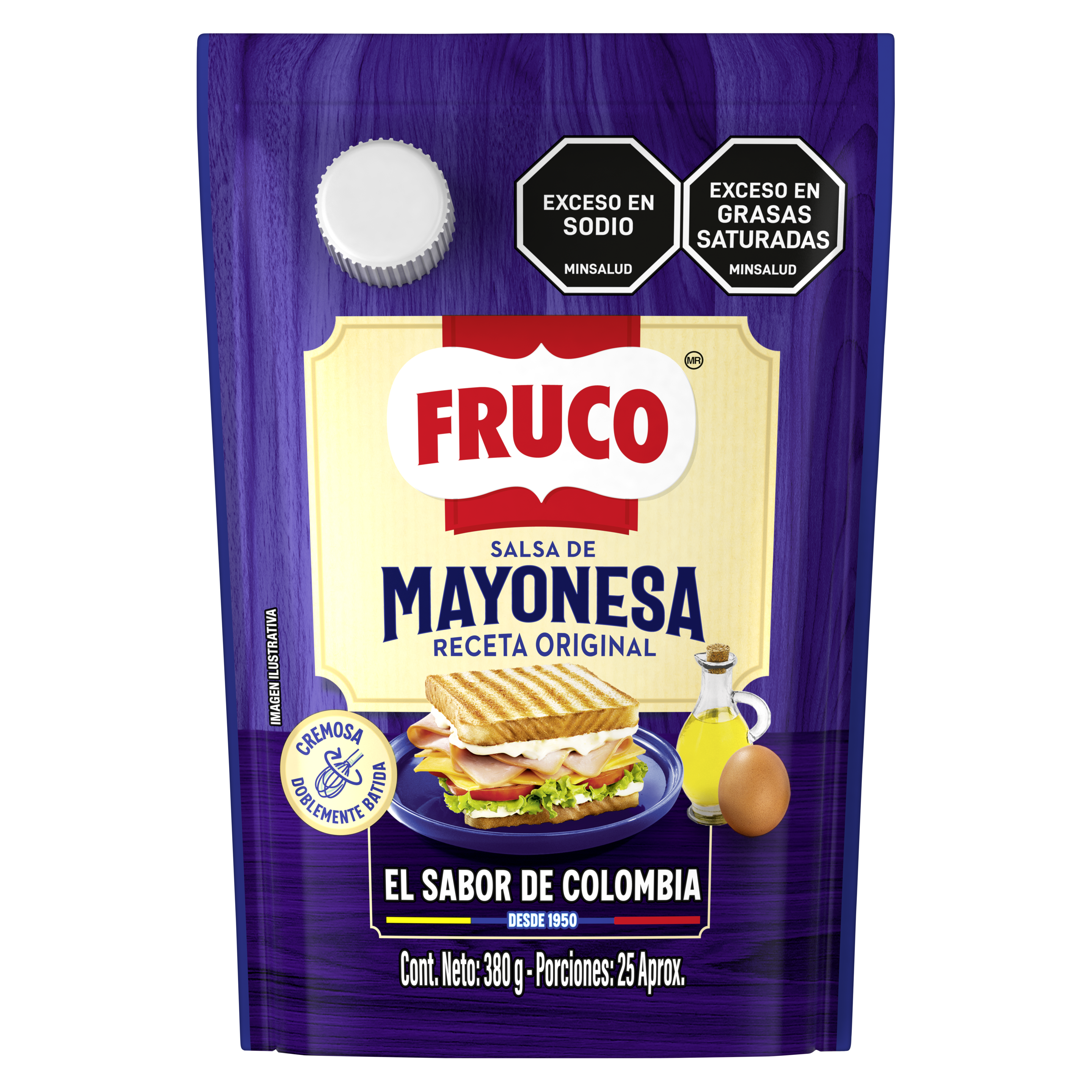 Mayonesa Fruco 380g packshot