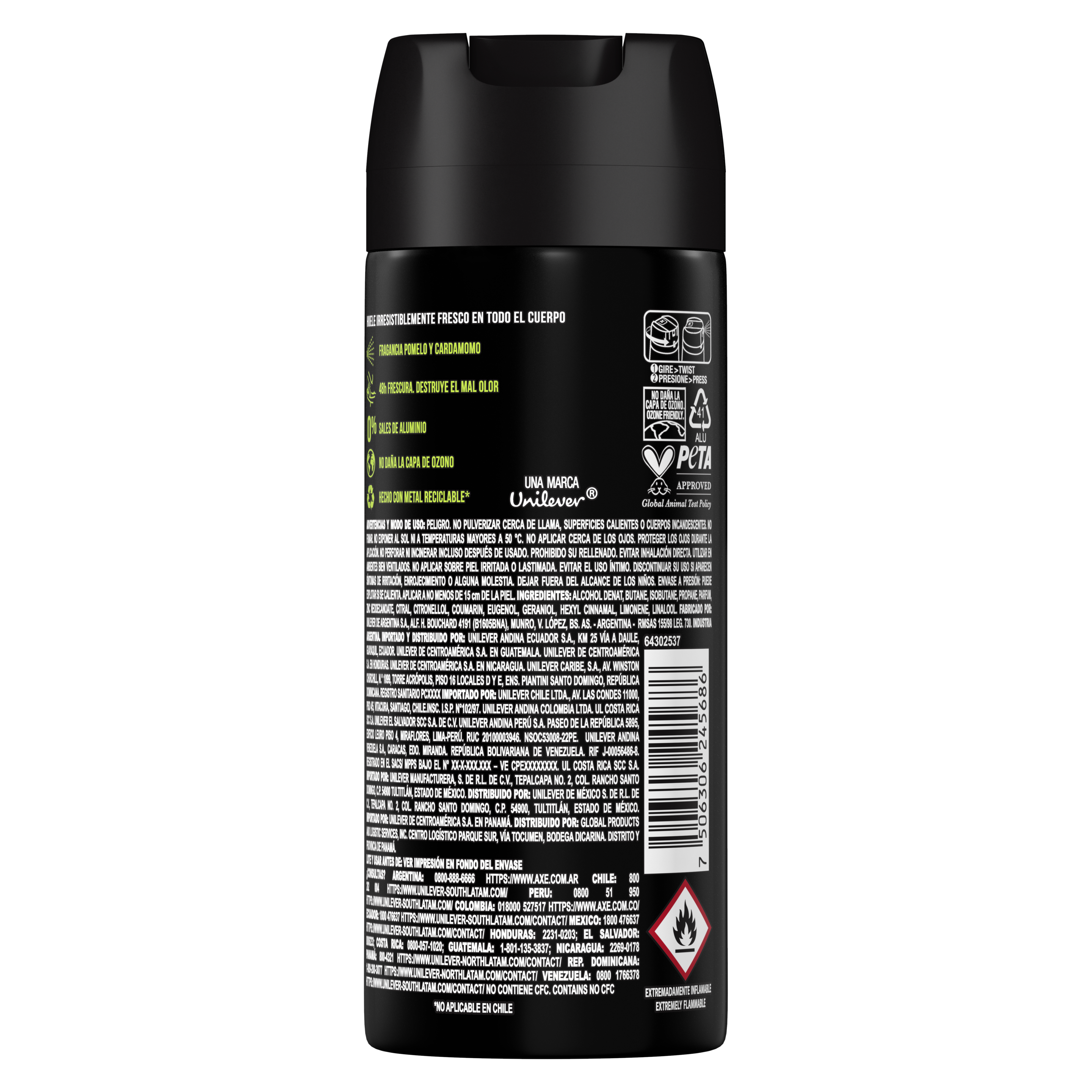DESODORANTE EN AEROSOL EPIC FRESH 150ml