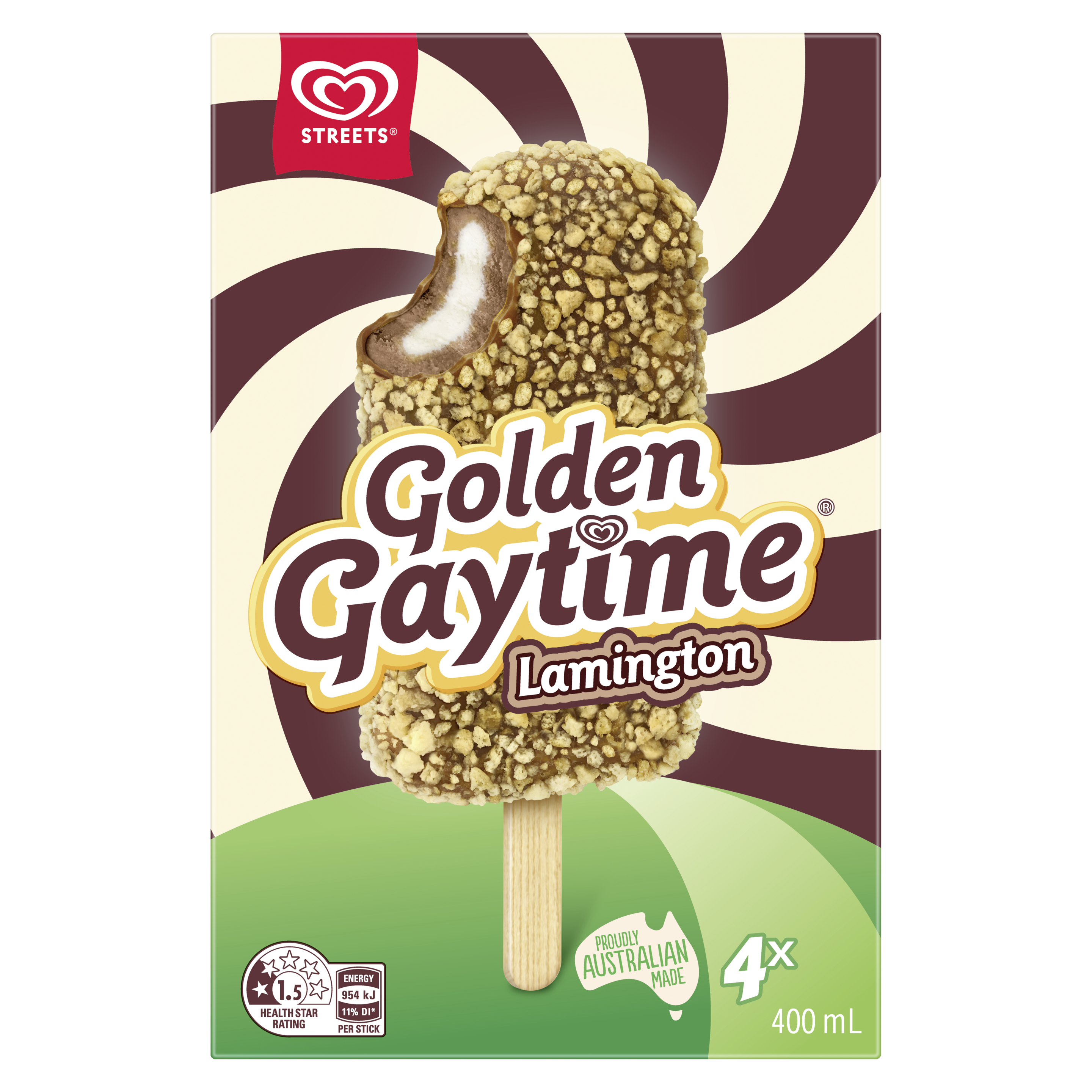 Golden Gaytime Lamington Multi Pack 400mL