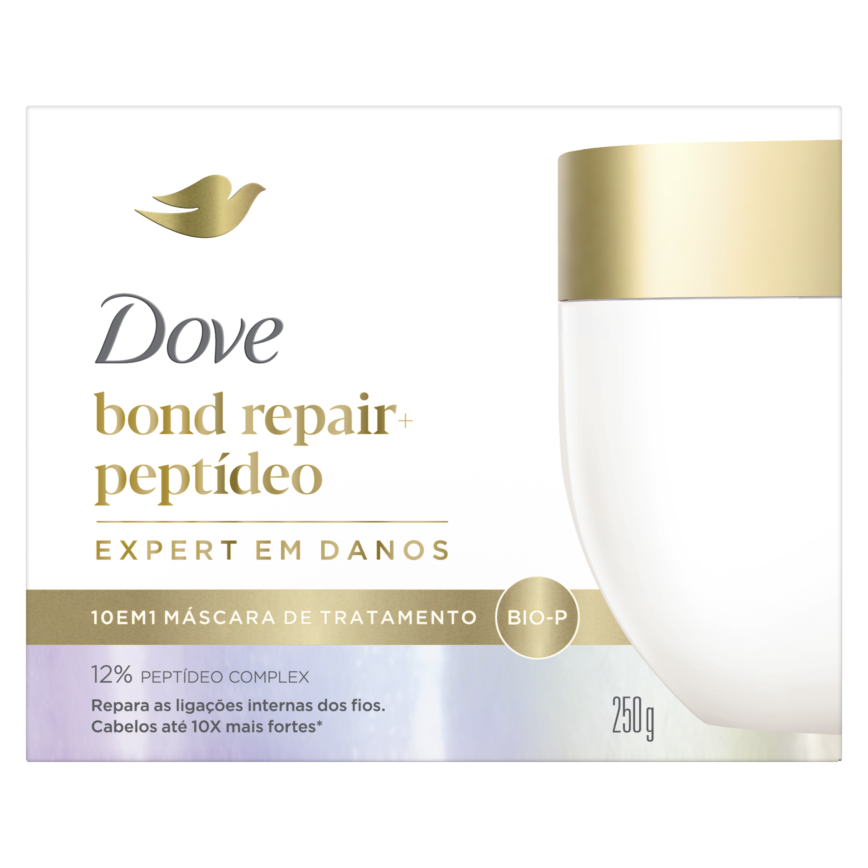 Máscara 10 em 1 Dove Bond Intense Repair 250g packshot