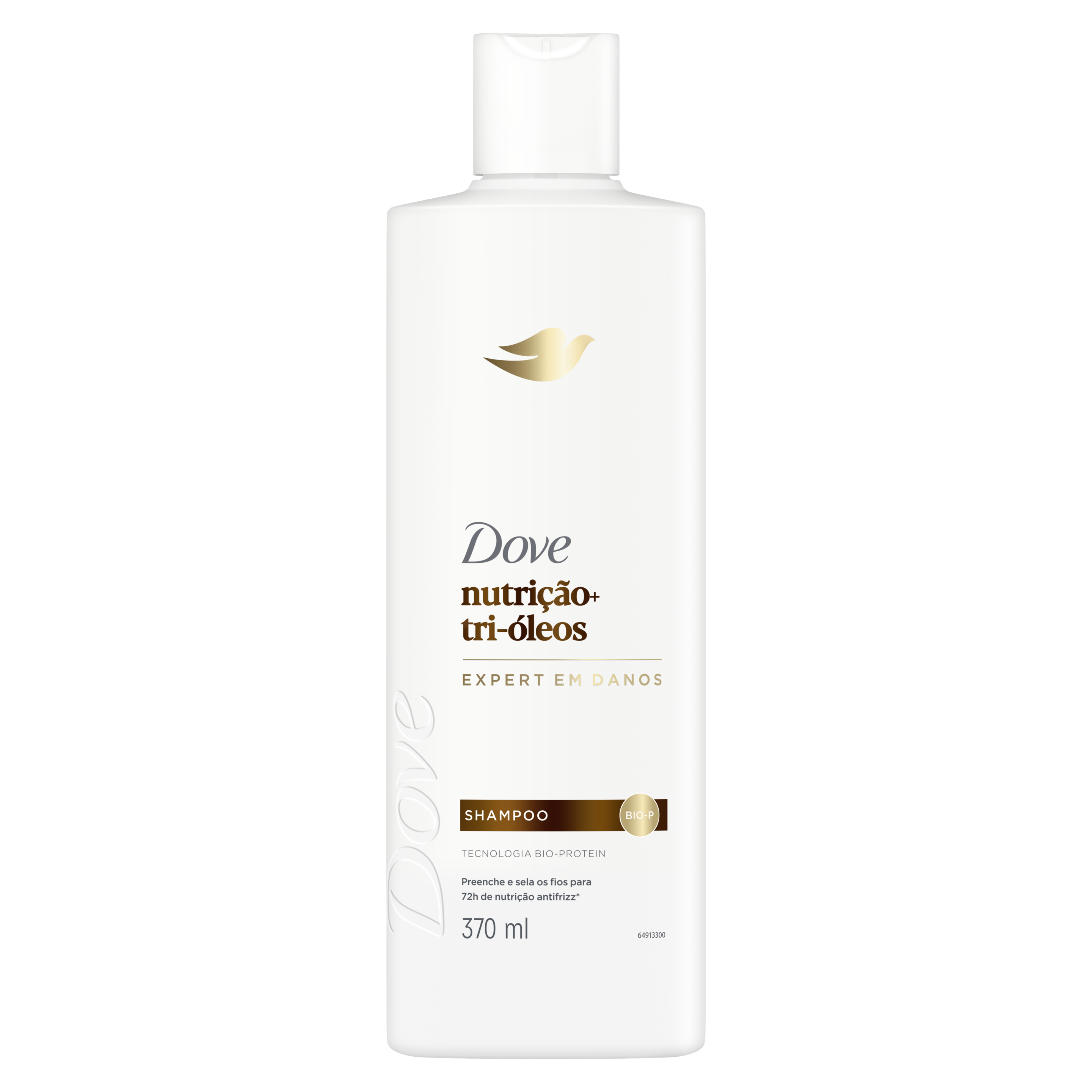 Dove Shampoo Nutrição Tri-Óleos 370ml packshot
