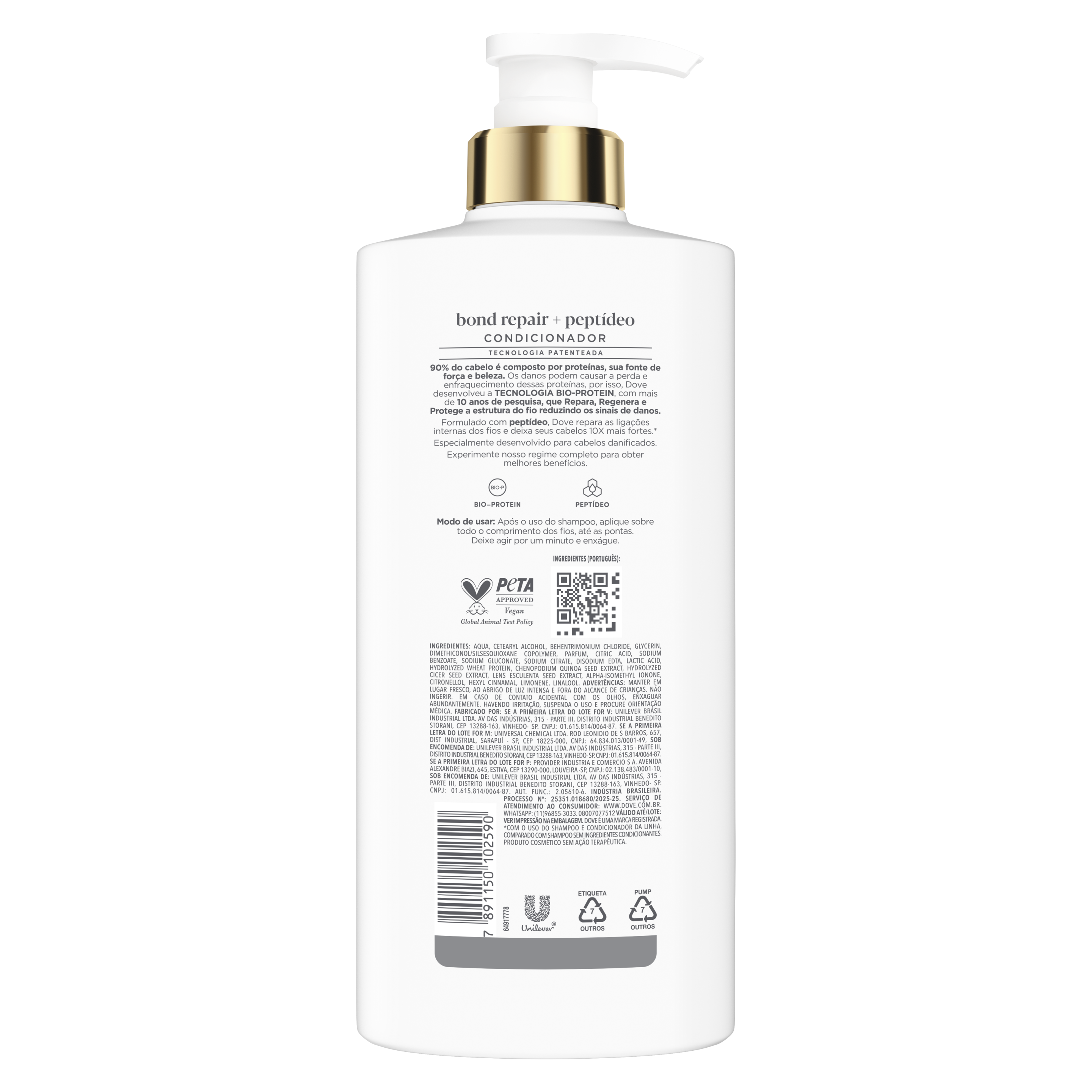 Condicionador Dove Bond Intense Repair 600ml