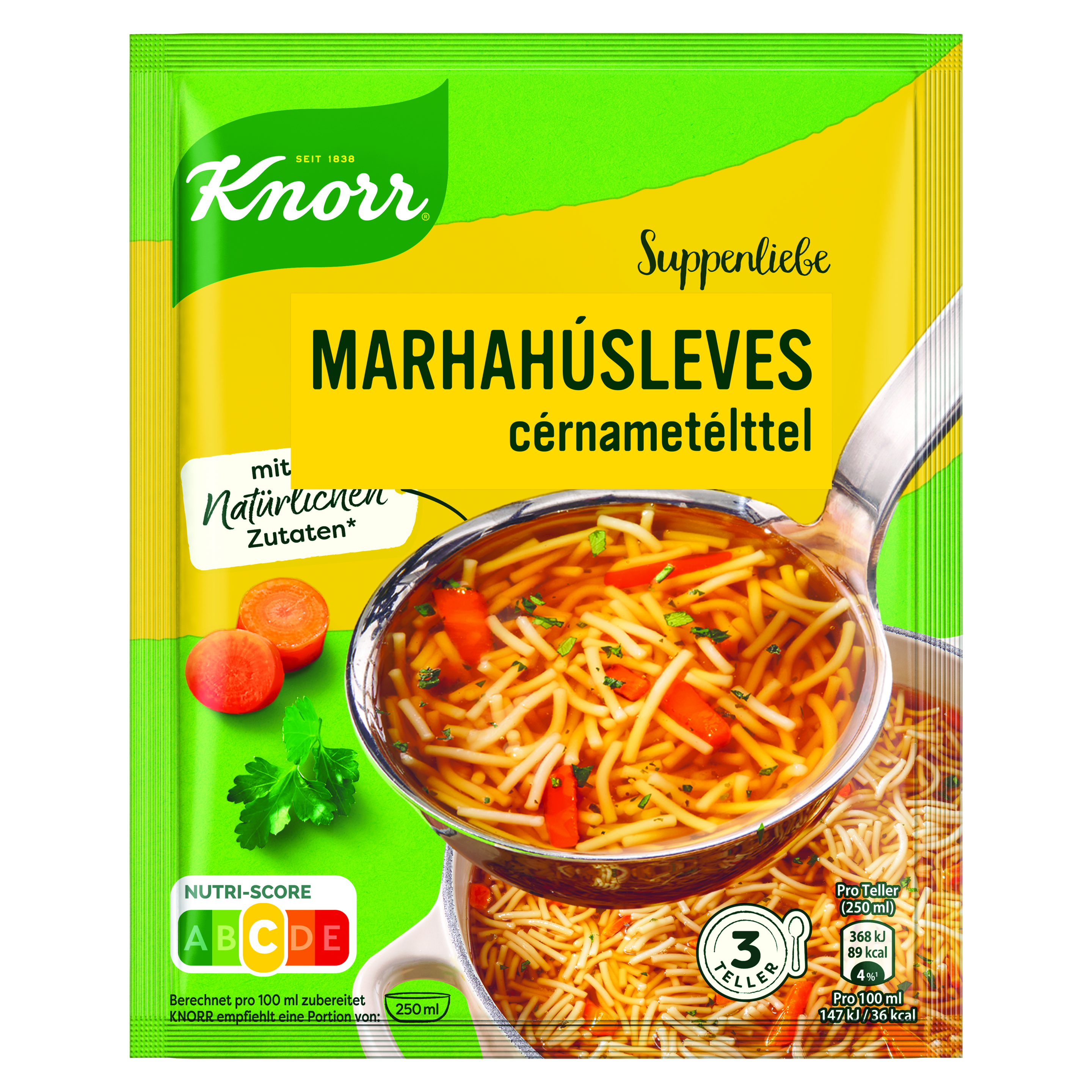 Knorr Marhahúsleves cérnametélttel 76g