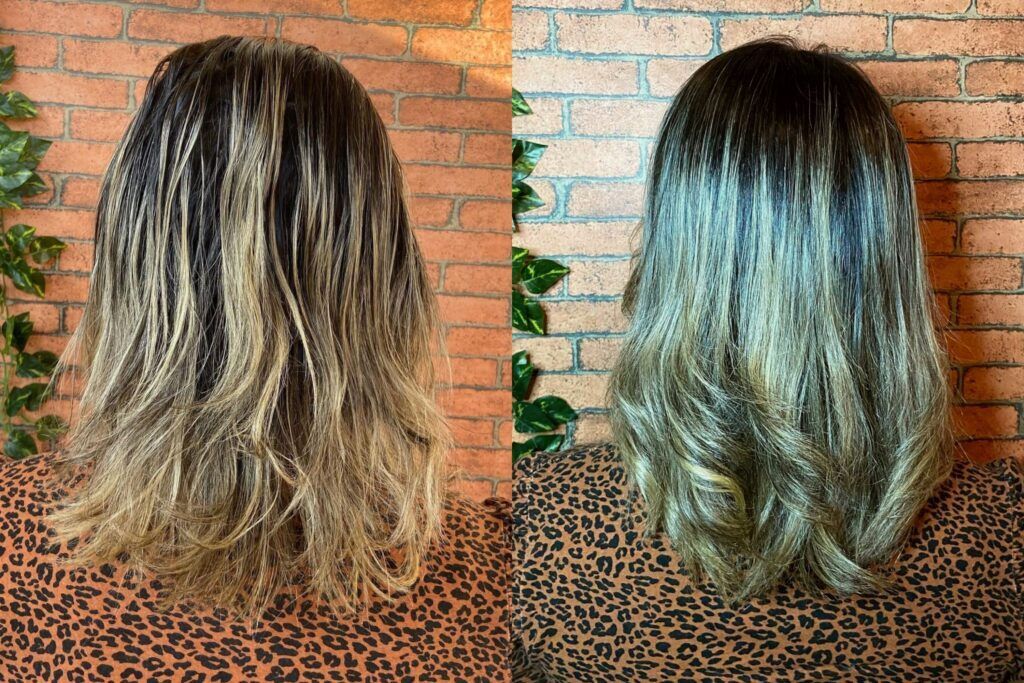 tratamento de desintoxicação capilar antes e depois