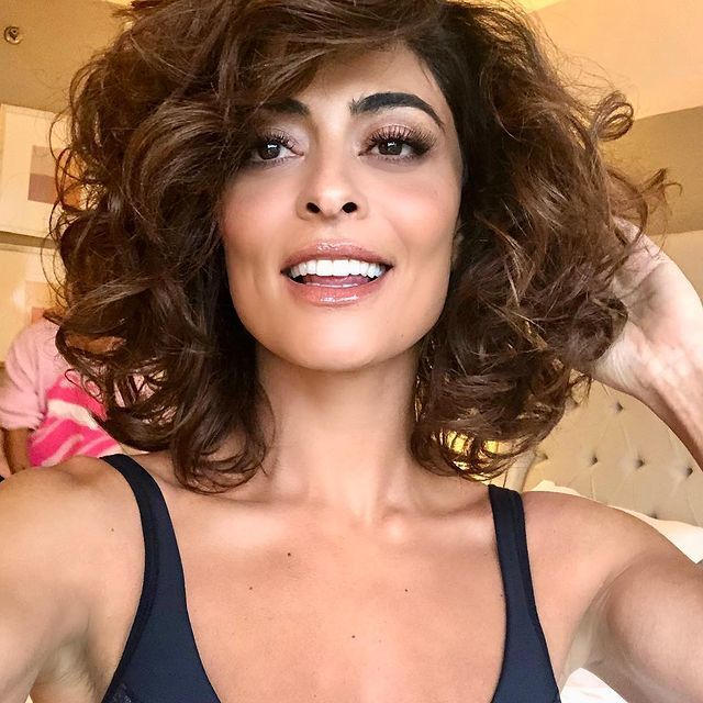 Juliana Paes com cabelo curto para rosto quadrado