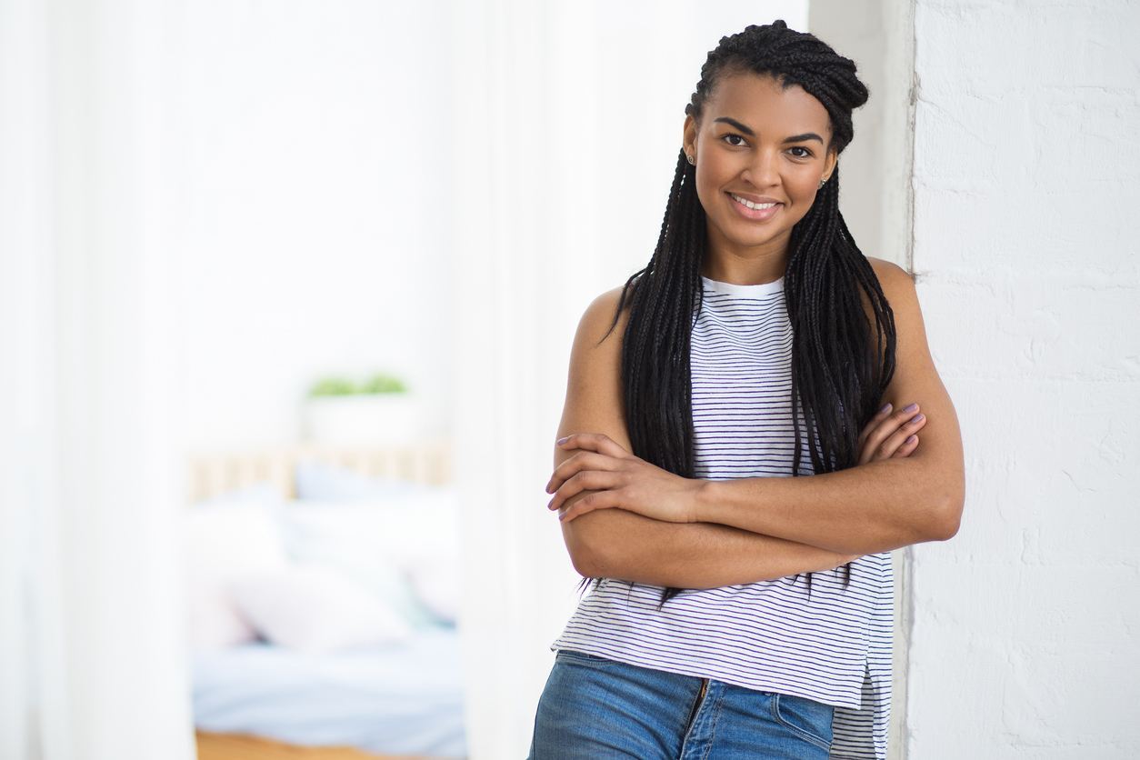 modelo de Mitos e verdades sobre box braids